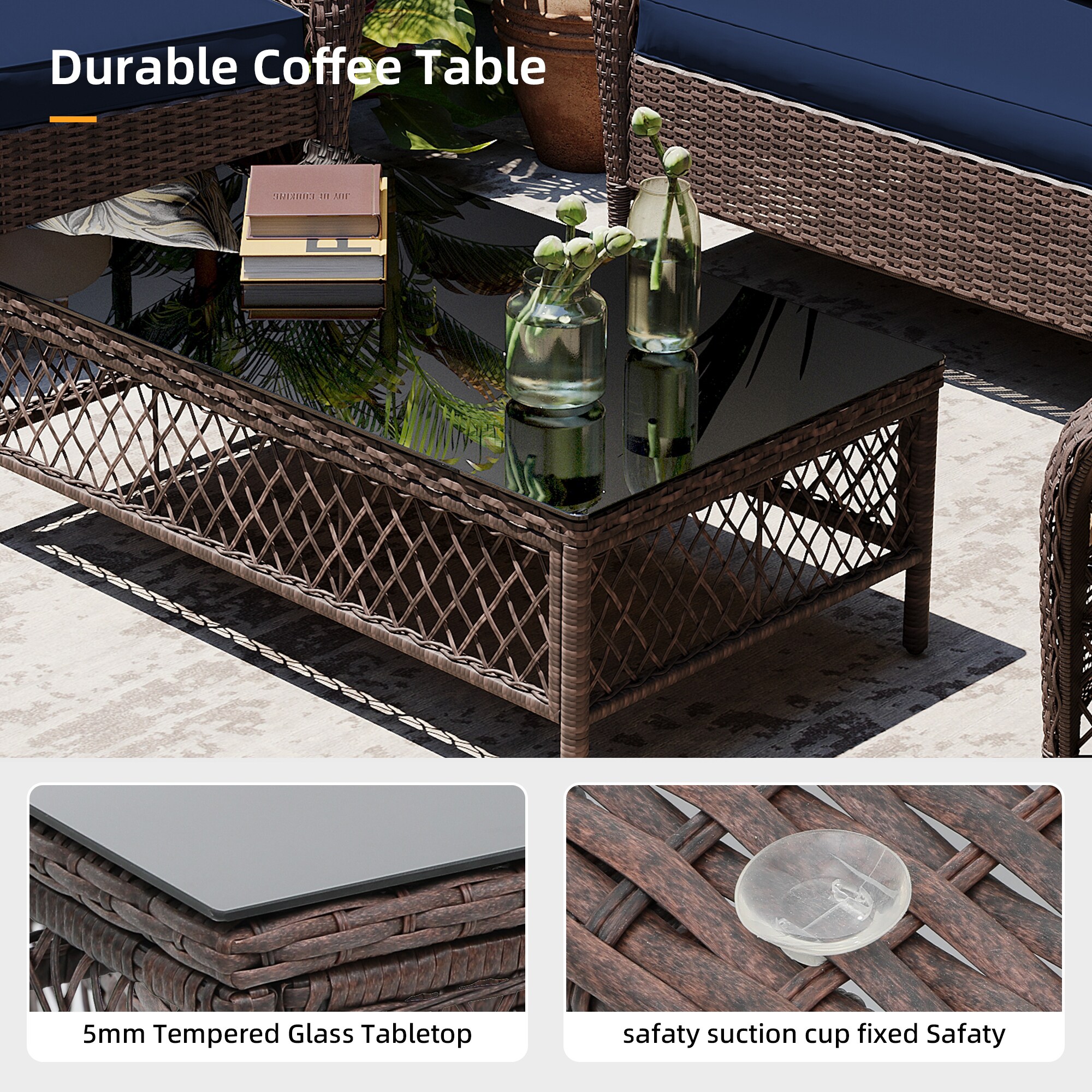 Patio Watcher LH6-B-NABLUE Patio-Conversation-Sets - View #7