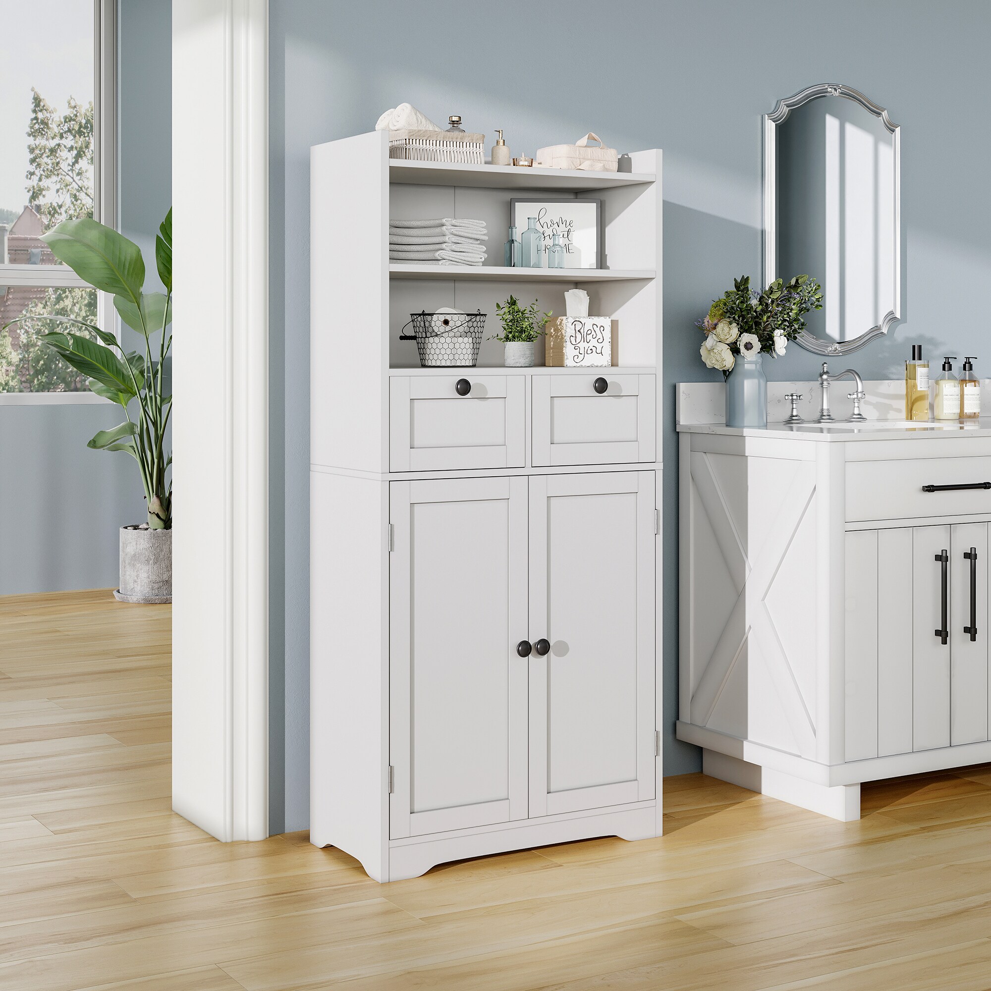 VOUA SAF-JDRYRB-BKCK Linen-Cabinets - View #4