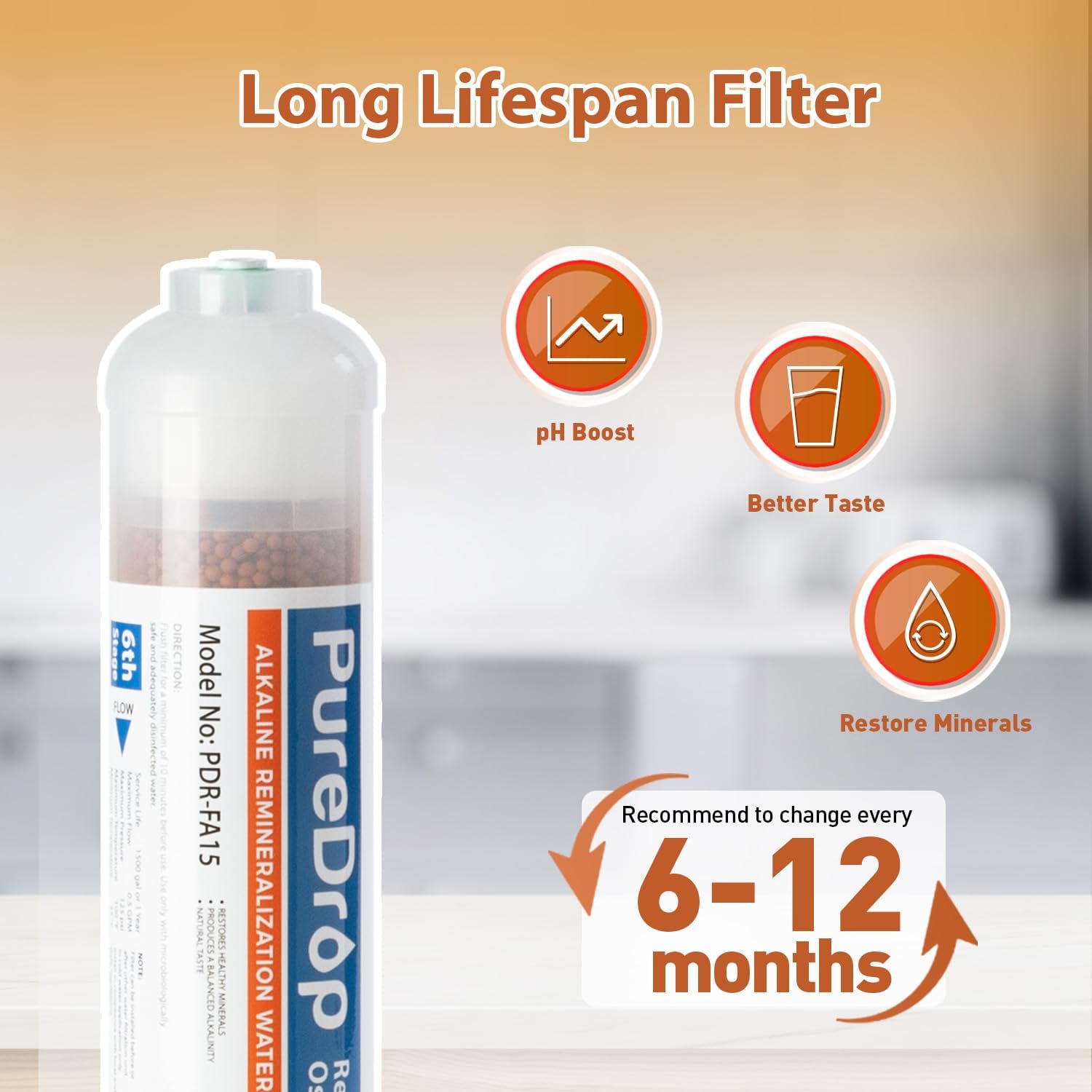 PureDrop PDR-FA15 Replacement-Water-Filters-Cartridges - View #3