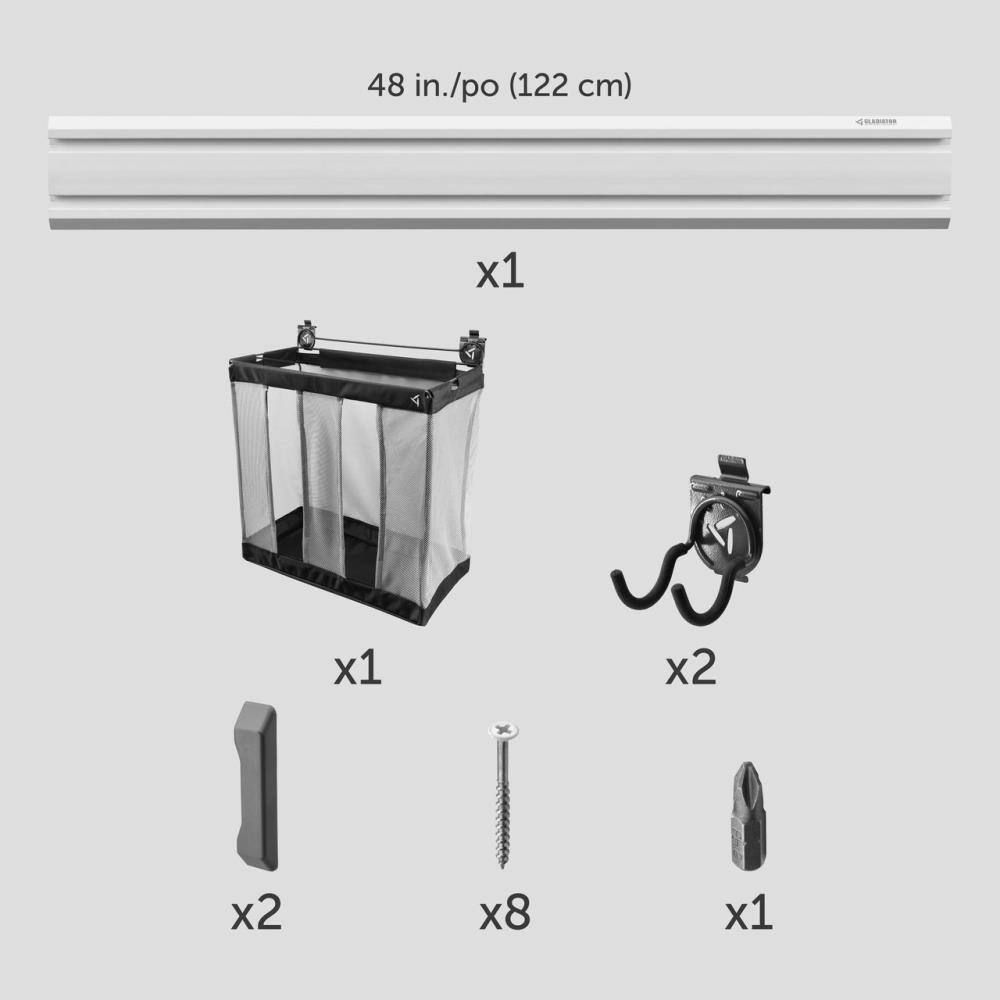 Gladiator GAKT48SLGY Garage-Storage-Rail-Sys-Acc - View #4