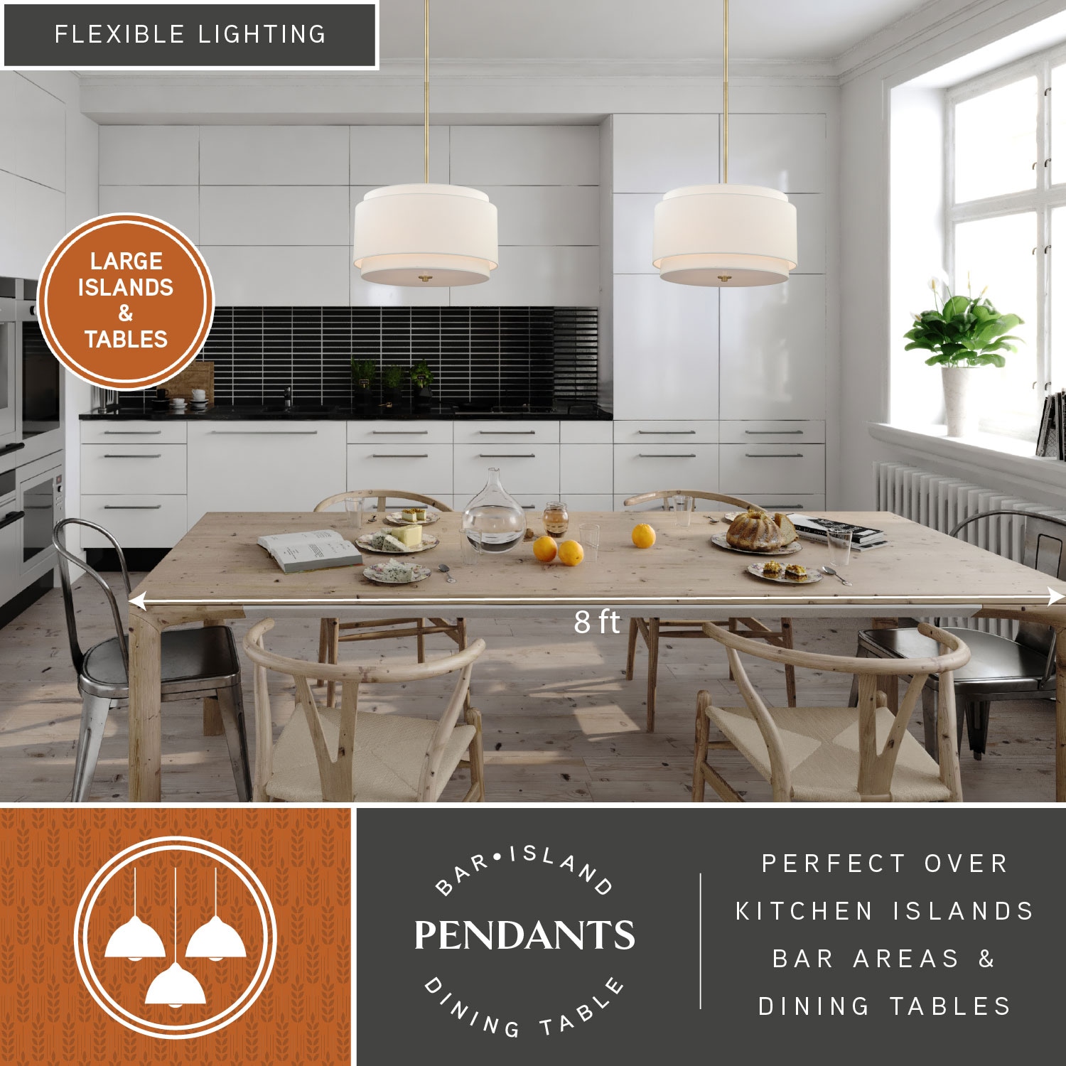 Cascadia P0192 Pendant-Lights - View #2