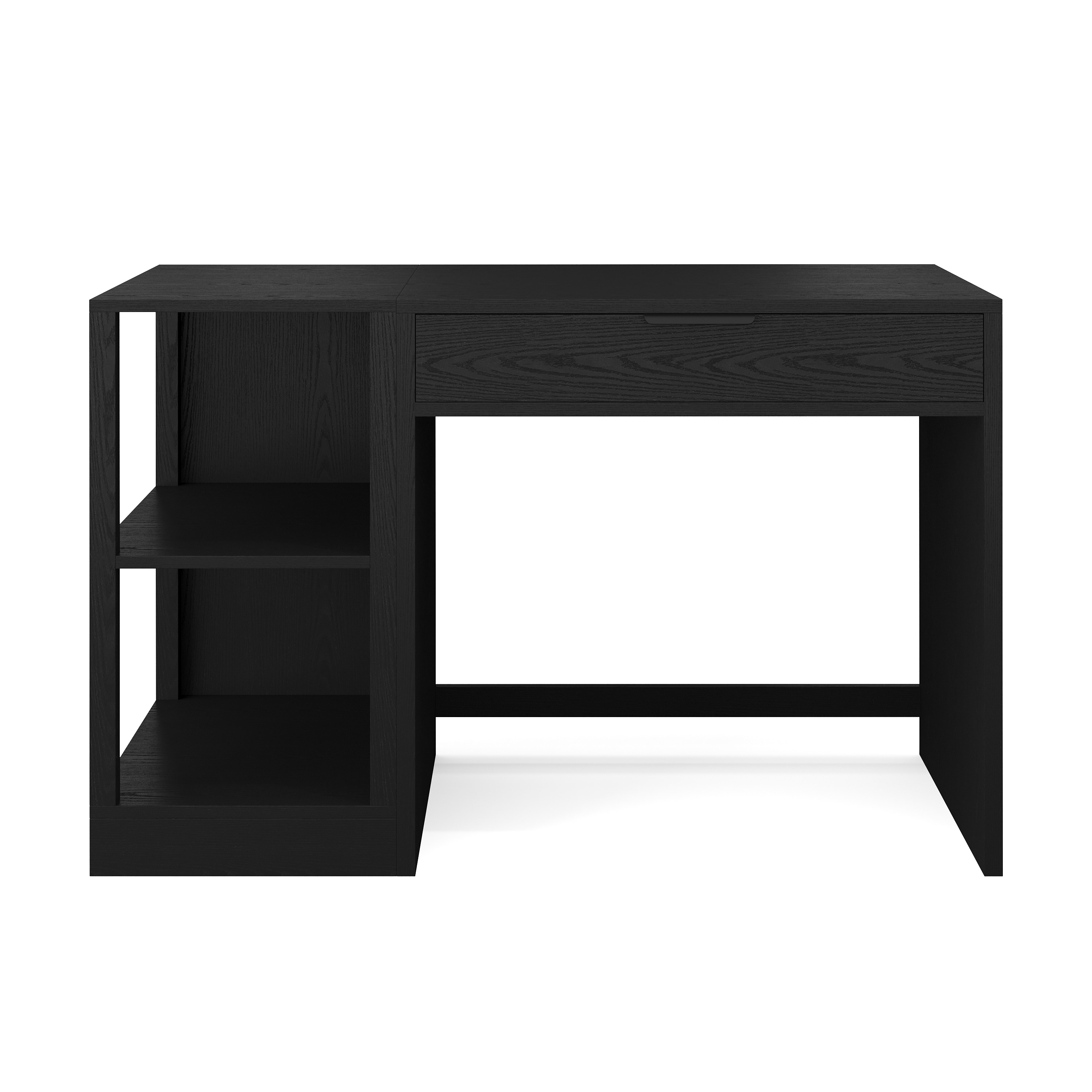 Martha Stewart 196861192661 Kayden 2 -Piece Black Contemporary/Modern Home Office Furniture Set