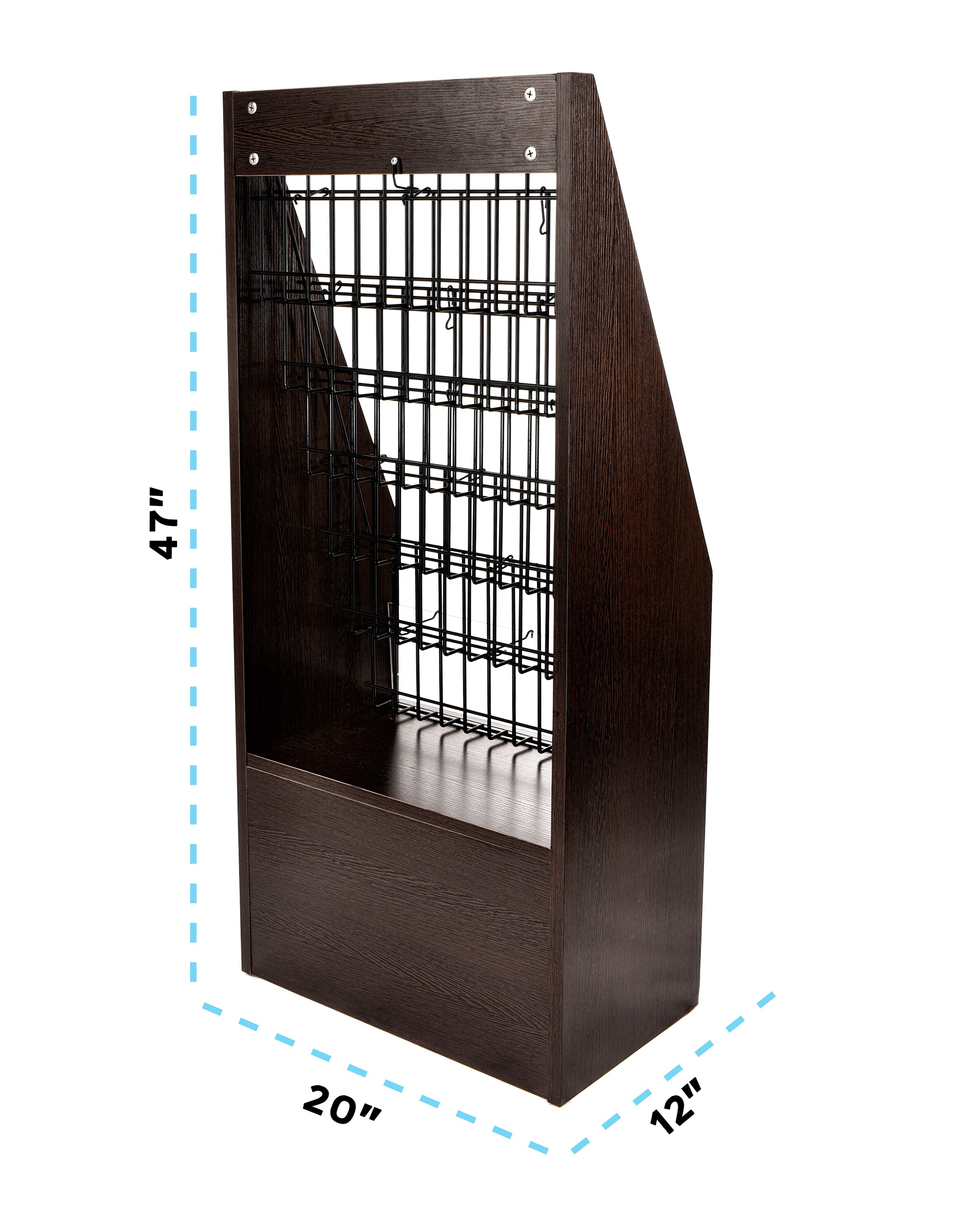 AdirOffice 640-4020-BLK-2PK Free-Standing-Shelving - View #6