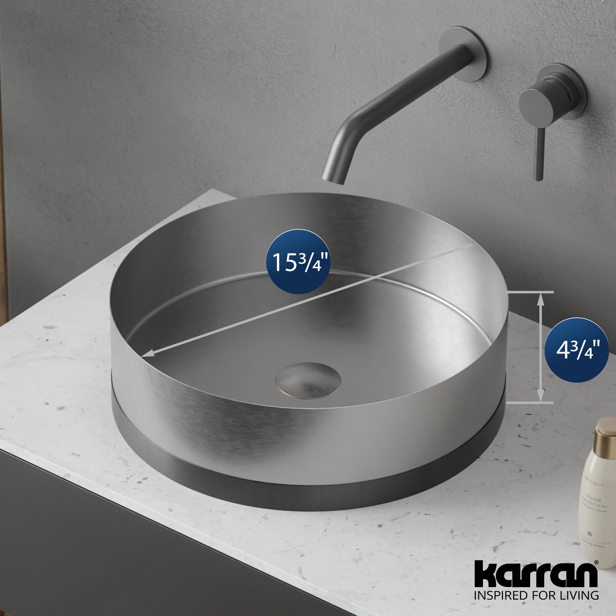 Karran CCV300SS Bath-Sink - View #4