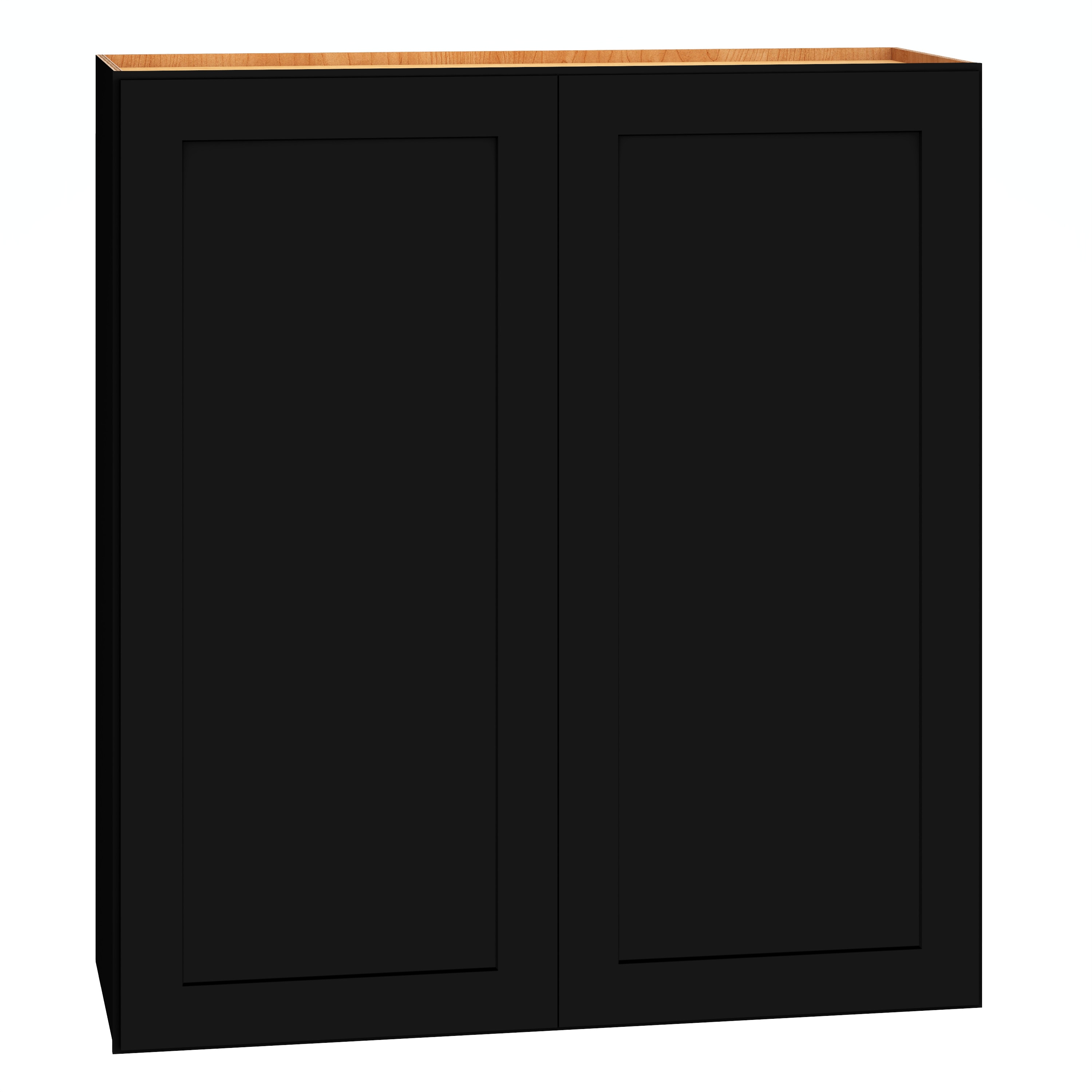 Diamond Express 61I-W3336 Jamestown 33-in W x 36-in H x 12-in D Black Wall Fully assembled Plywood Cabinet (Recessed Panel Shaker)