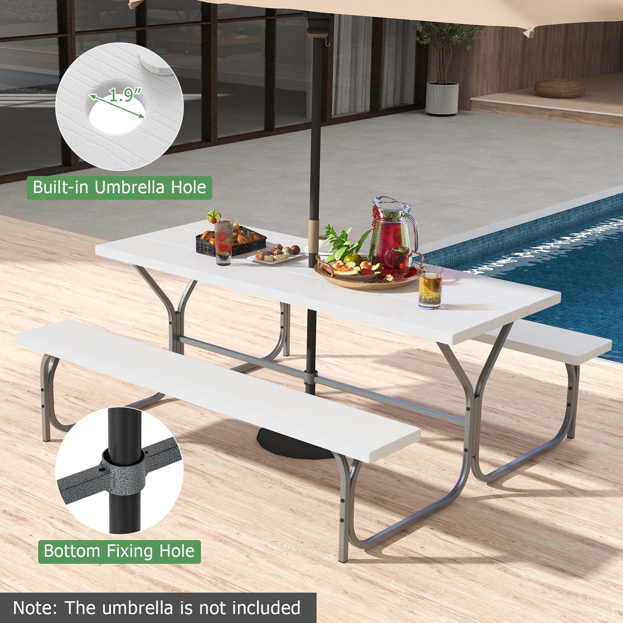 Costway HCST01449 Patio-Tables - View #8