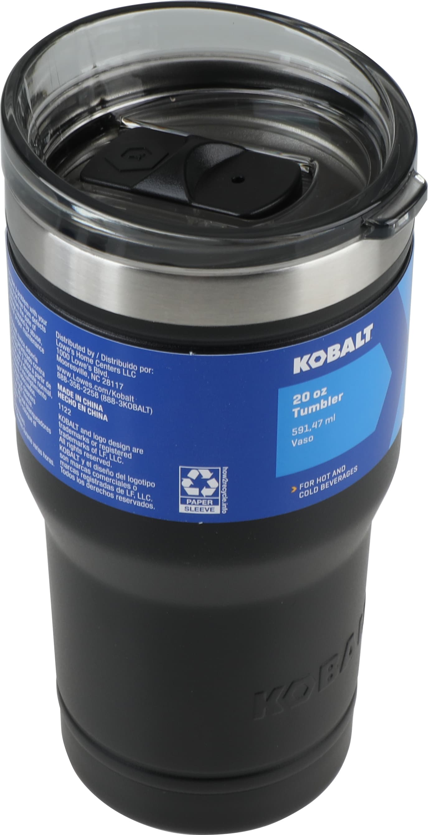 Kobalt 20-fl oz Stainless Steel Insulated Tumbler in the Water Bottles &  Mugs department at