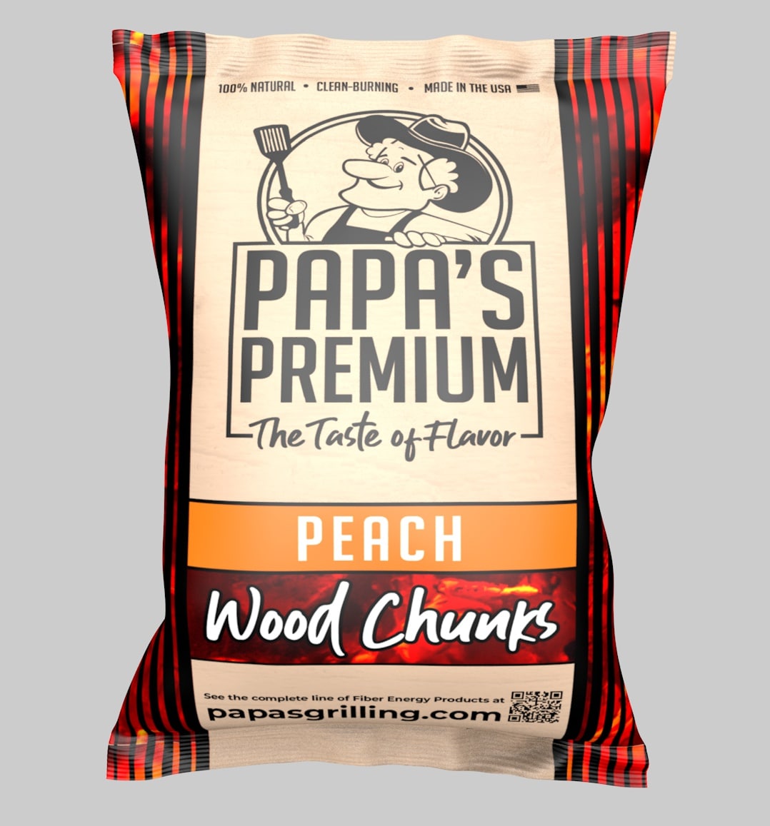 Papa s Peach 432 Cu in Wood Chunks