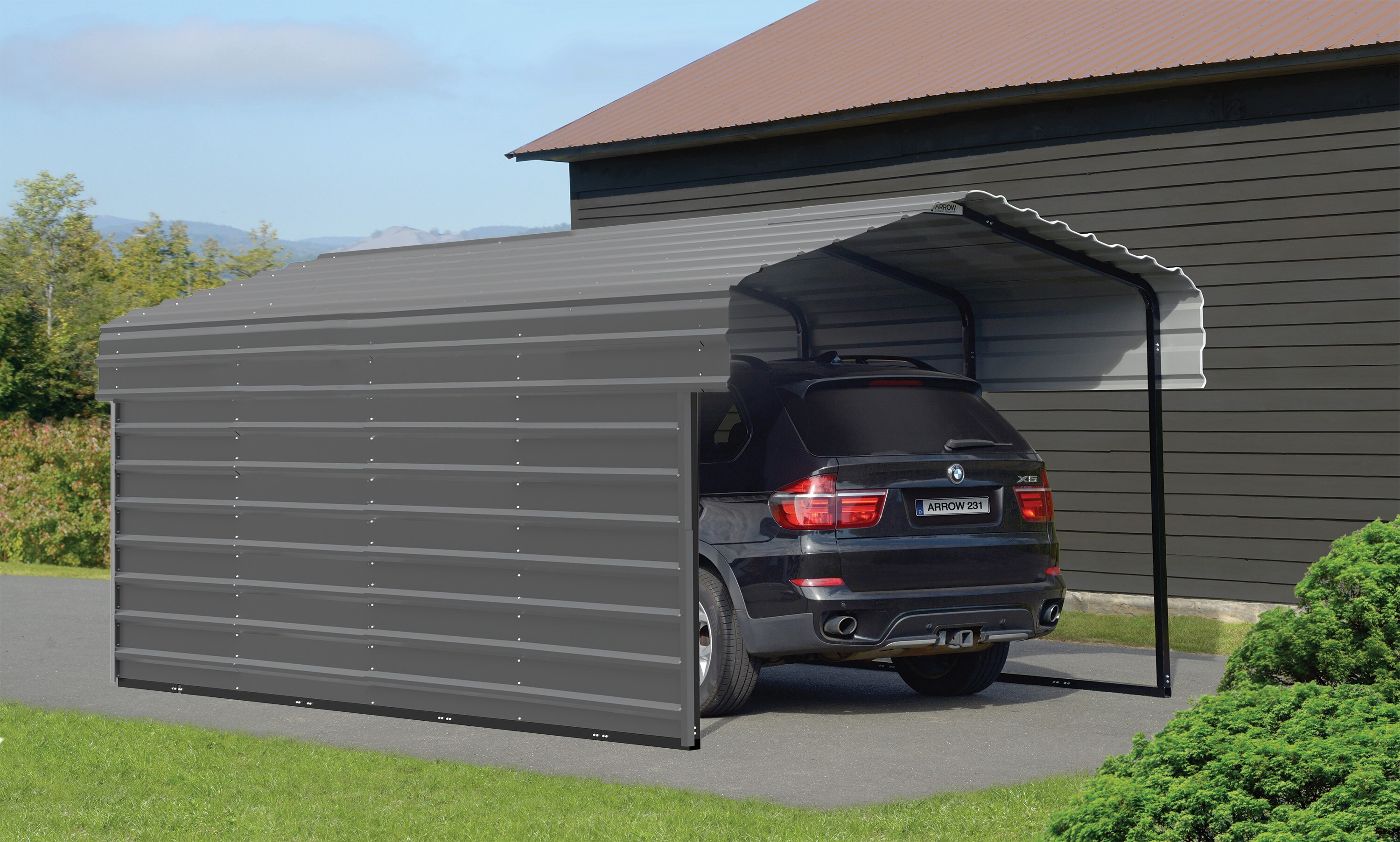 Arrow CPHC102407ECL1 Carport-Covers - View #3