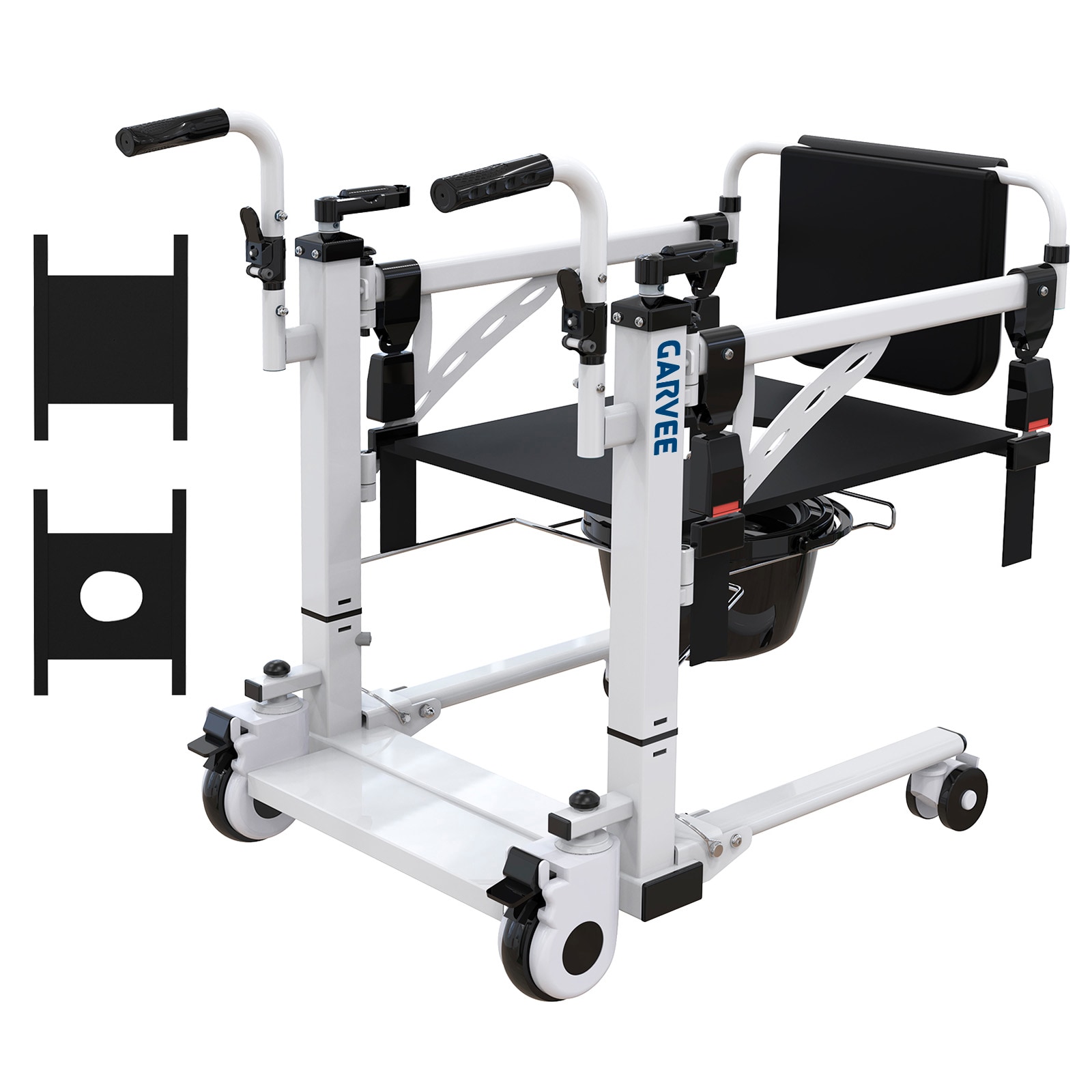 GarveeLife Patient Lift Transfer Chair Manual Rotating Sit to Stand ...
