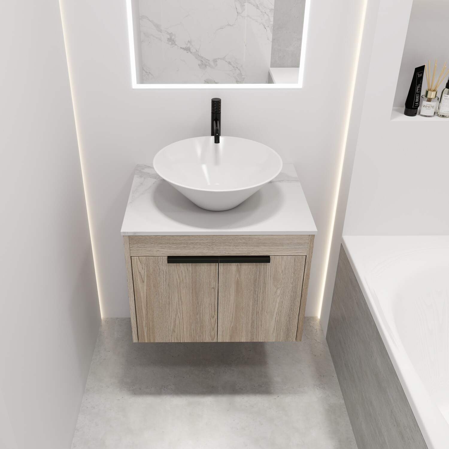 Streamdale Furniture W999S00019 Bath-Vanity-Combo - View #3