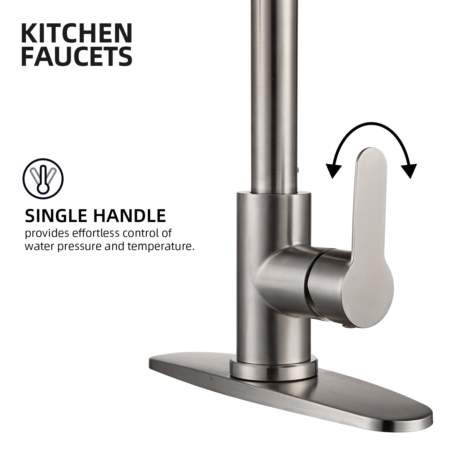Zalerock L2KF52 Kitchen-Faucets - View #4