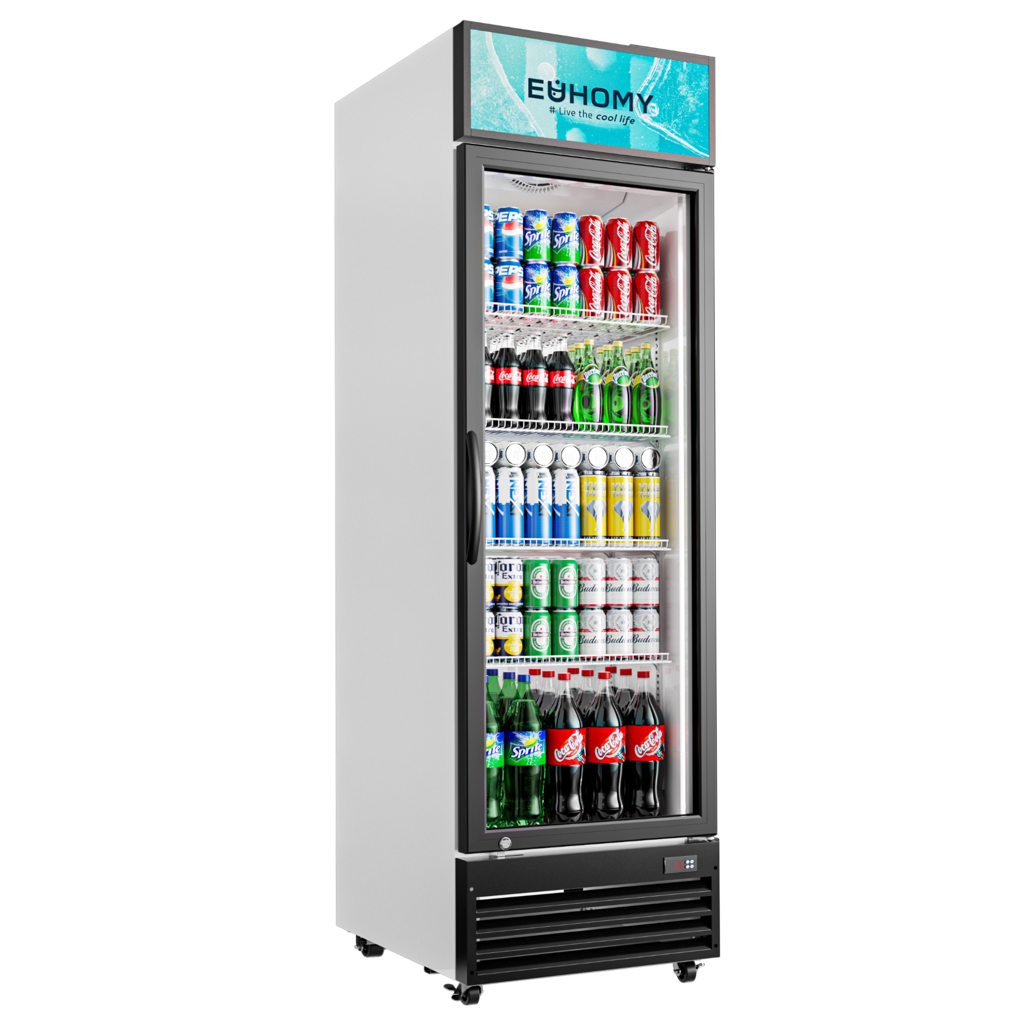 Euhomy CDR001-12BW-E-LS-SC 45 Bottle Wine Cooler Refrigerator with Advanced Cooling Compressor and Precision Temperature Control