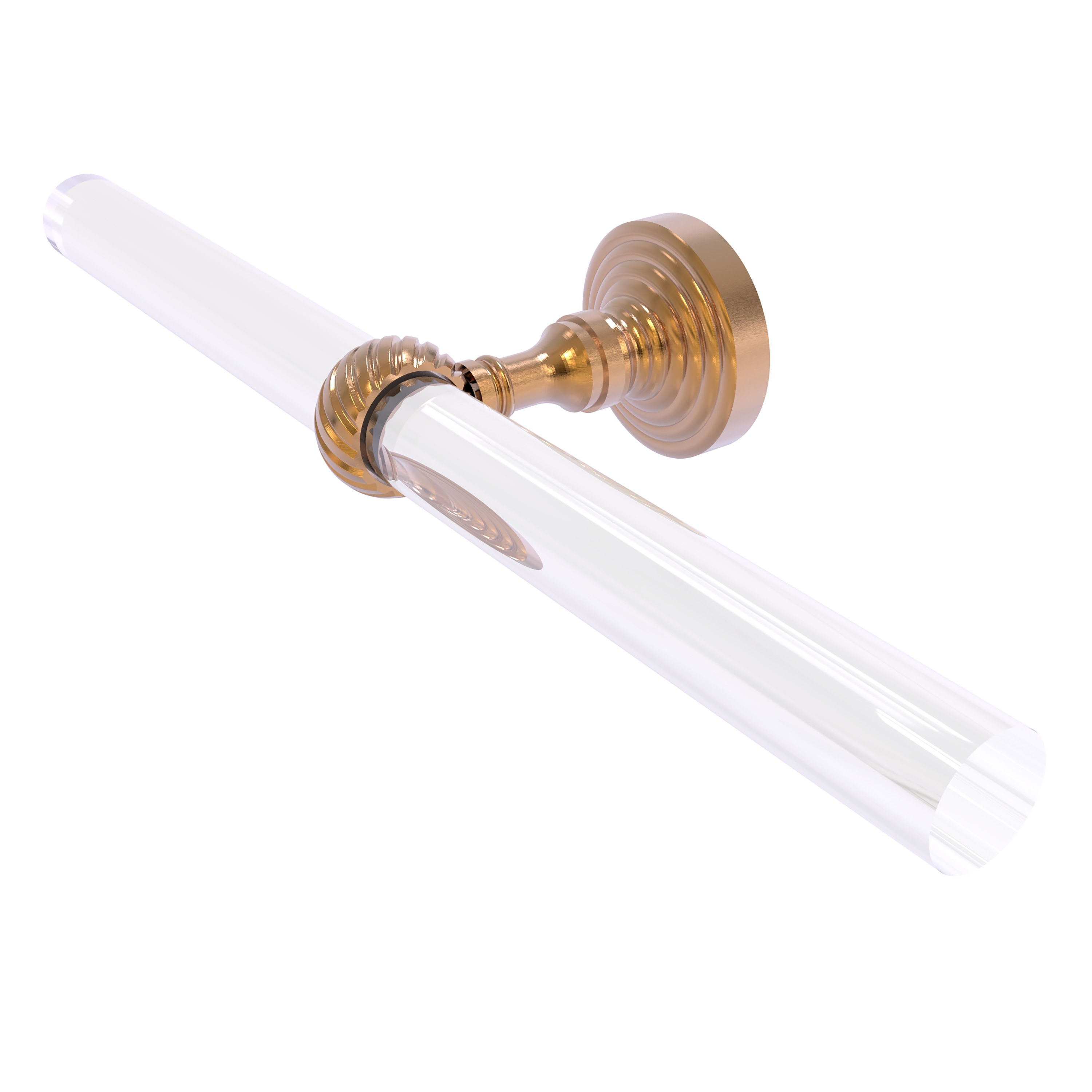 Allied Brass PG-HTBT-2-BBR Pacific Grove 15-in double Brushed Bronze Wall mount Double Towel Bar