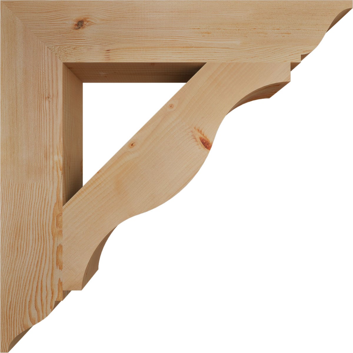Ekena Millwork BKT06X34X34FST01SDF Exterior-Brackets-Braces - View #3