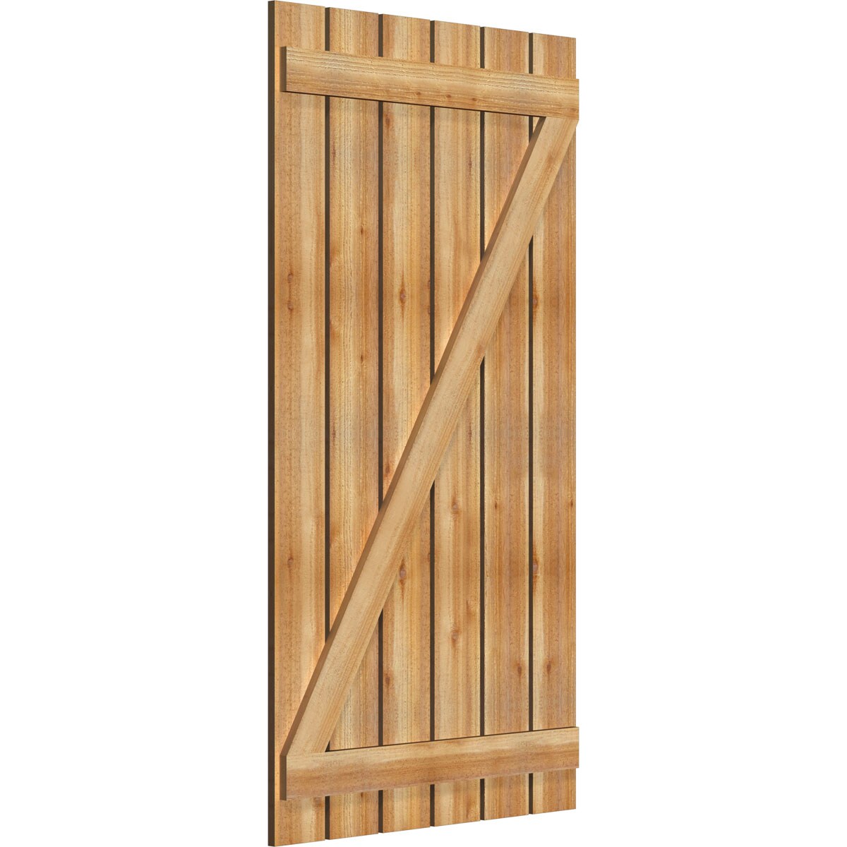 Ekena Millwork RBS06Z35X064RWR Exterior-Shutters - View #2