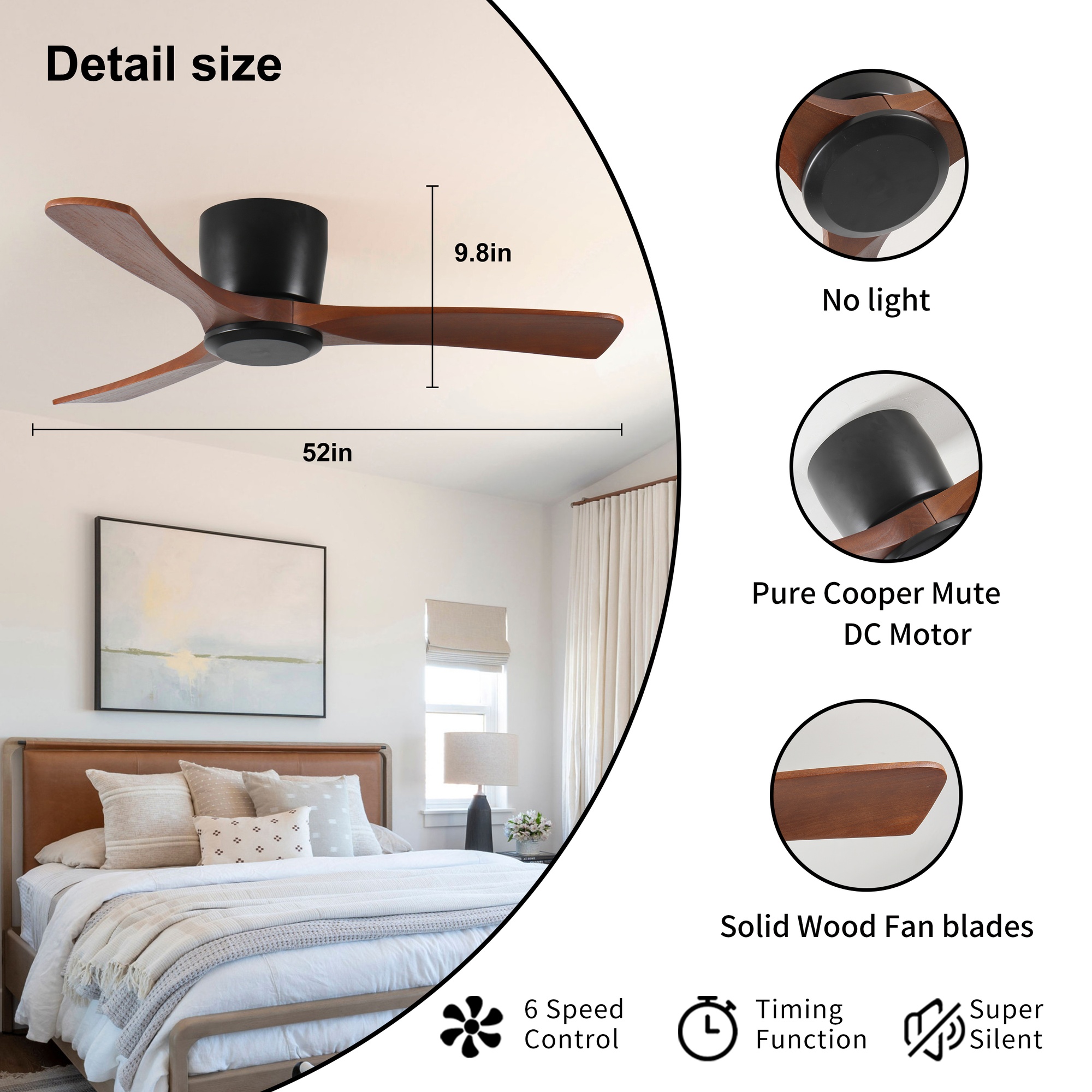 HyperDrop Cart B-TE0ACZ2MWYOX Ceiling-Fans - View #5