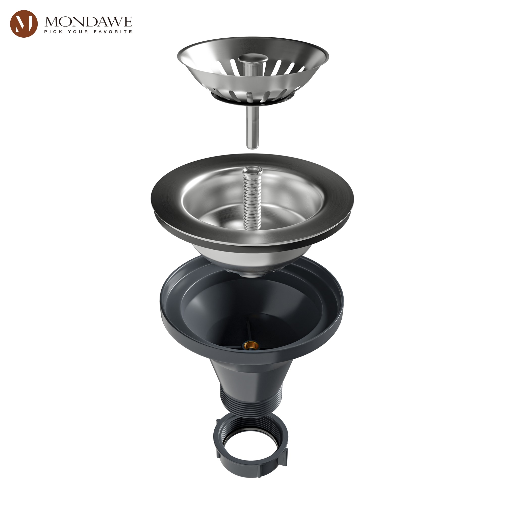 Mondawe MD-QN5WP Kitchen-Sinks - View #8
