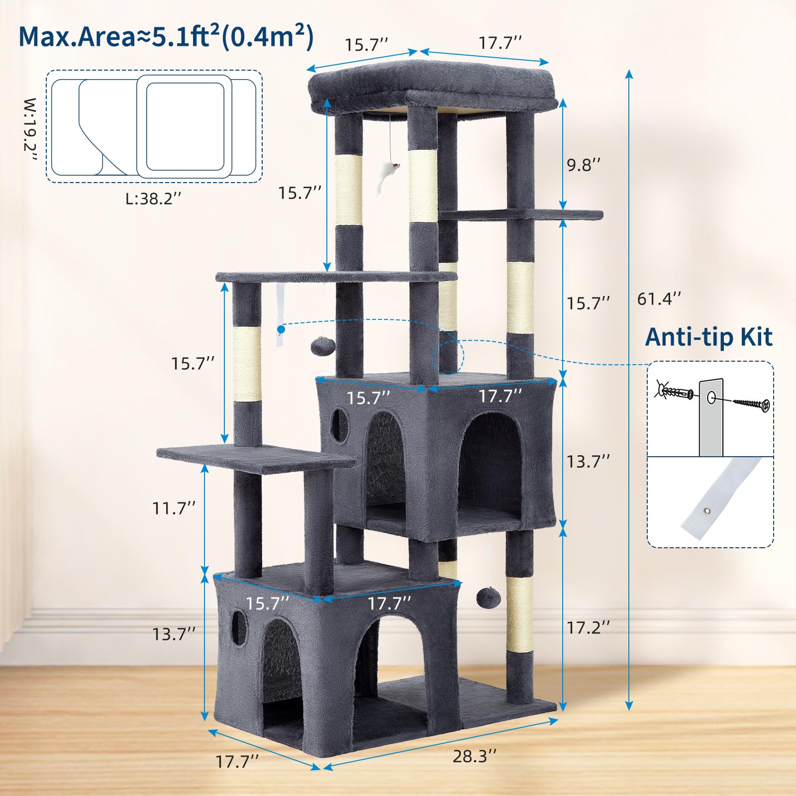 DEXSO ENCOREPPSBA5899 Cat-Trees - View #6