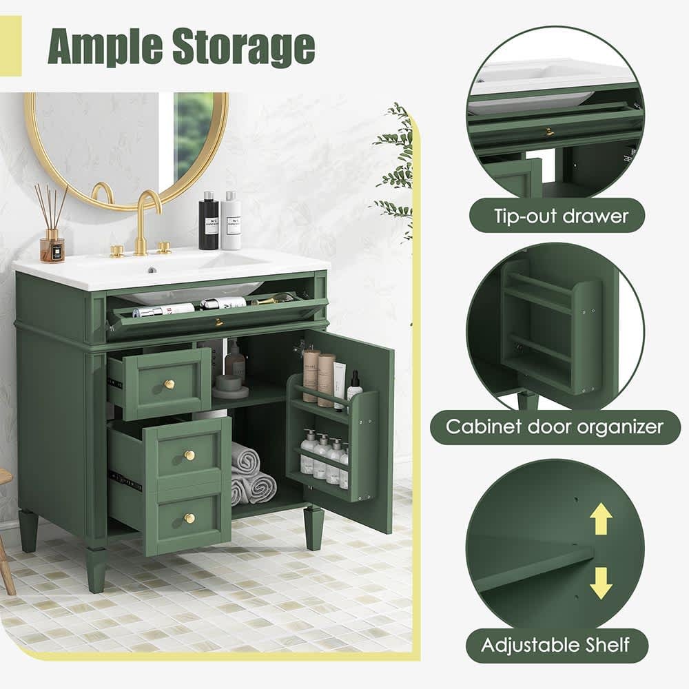 JUJABU ZJVANITY-9 Bath-Vanity-Combo - View #6