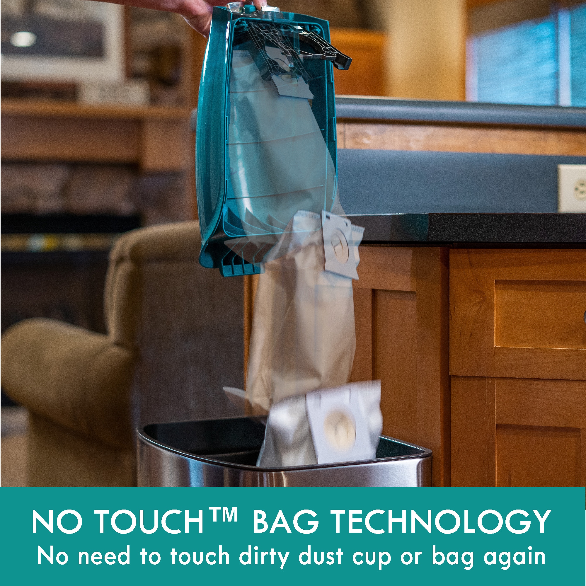 1pc Household Vacuum Cleaner Garbage Bag Cloth Bag Dust Bag Replacement Bag