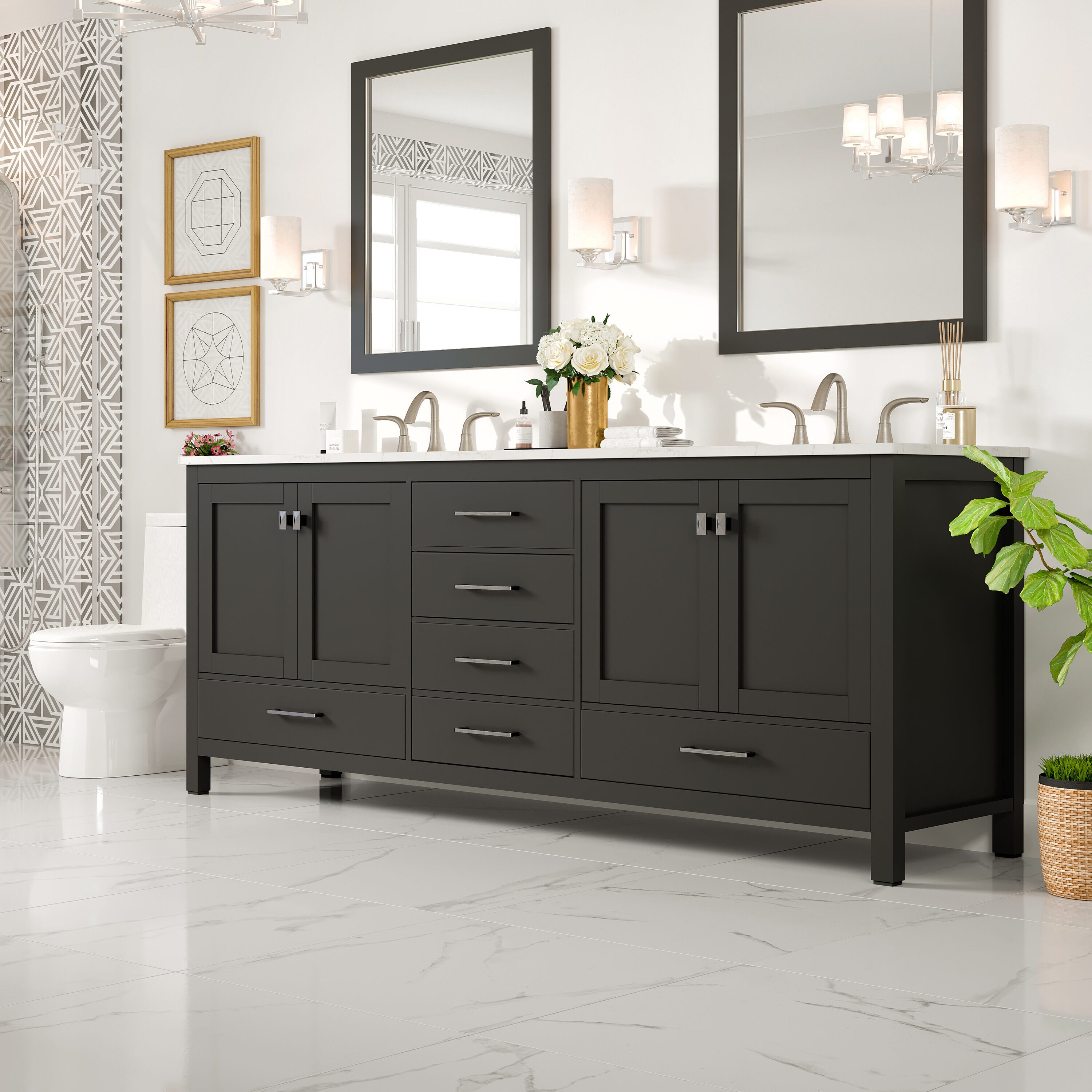 Eviva EVVN412-84ES Bath-Vanity-Combo - View #2