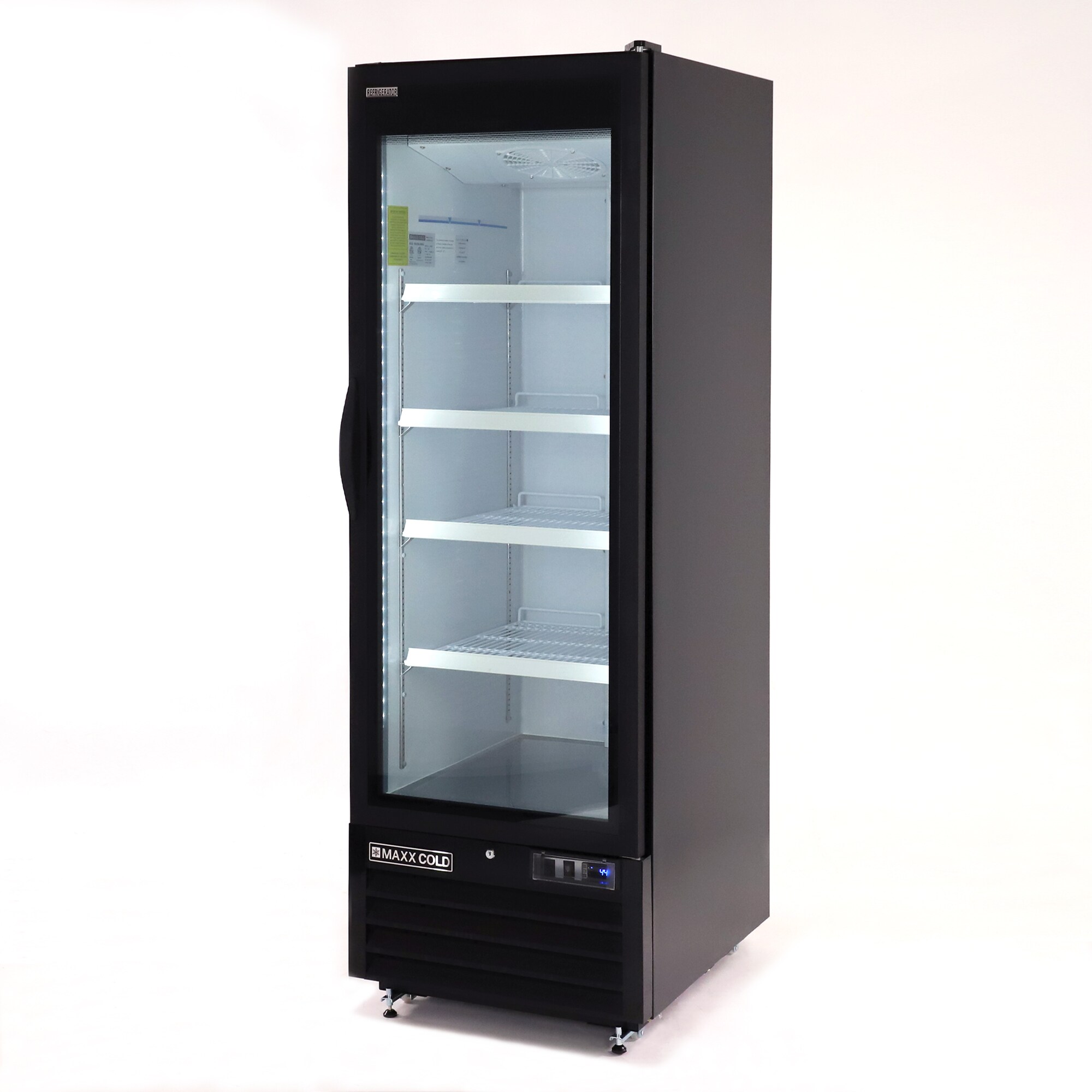 Maxx Cold 30-cu ft Commercial Refrigerator 1 Glass-Door Merchandiser ...