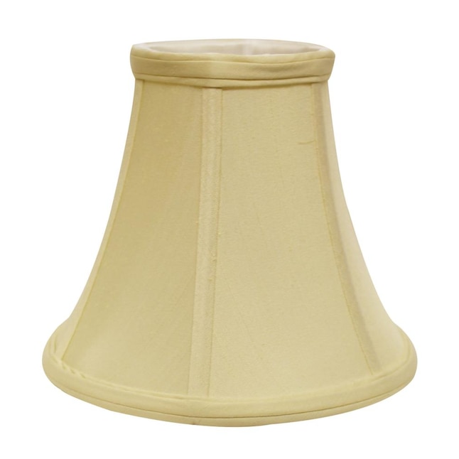 Antique White Silk Bell Lamp Shade, 18 Lamp Shade White Gold