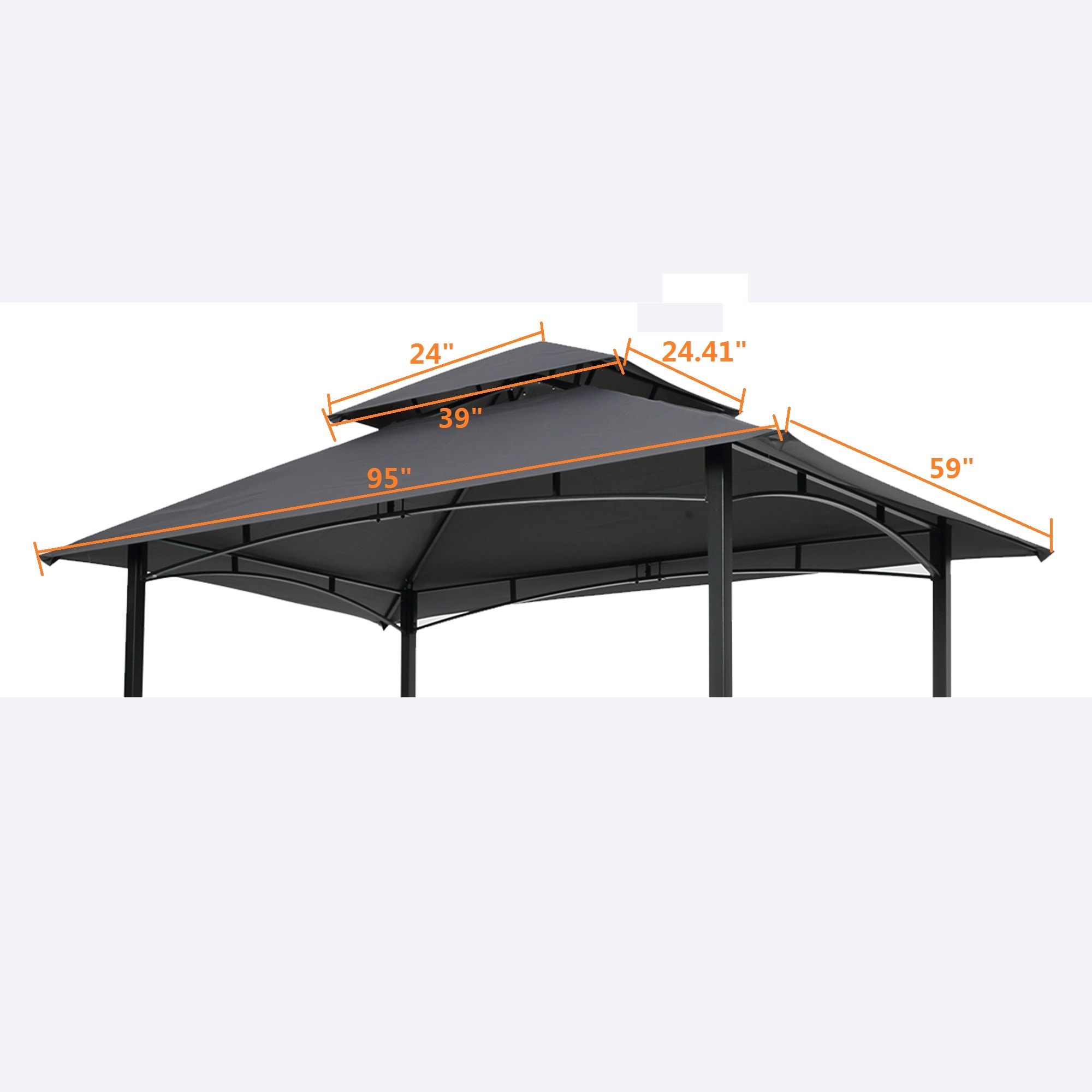 Mondawe LDG66PGY-BY895 Canopy-Parts-Acc - View #3