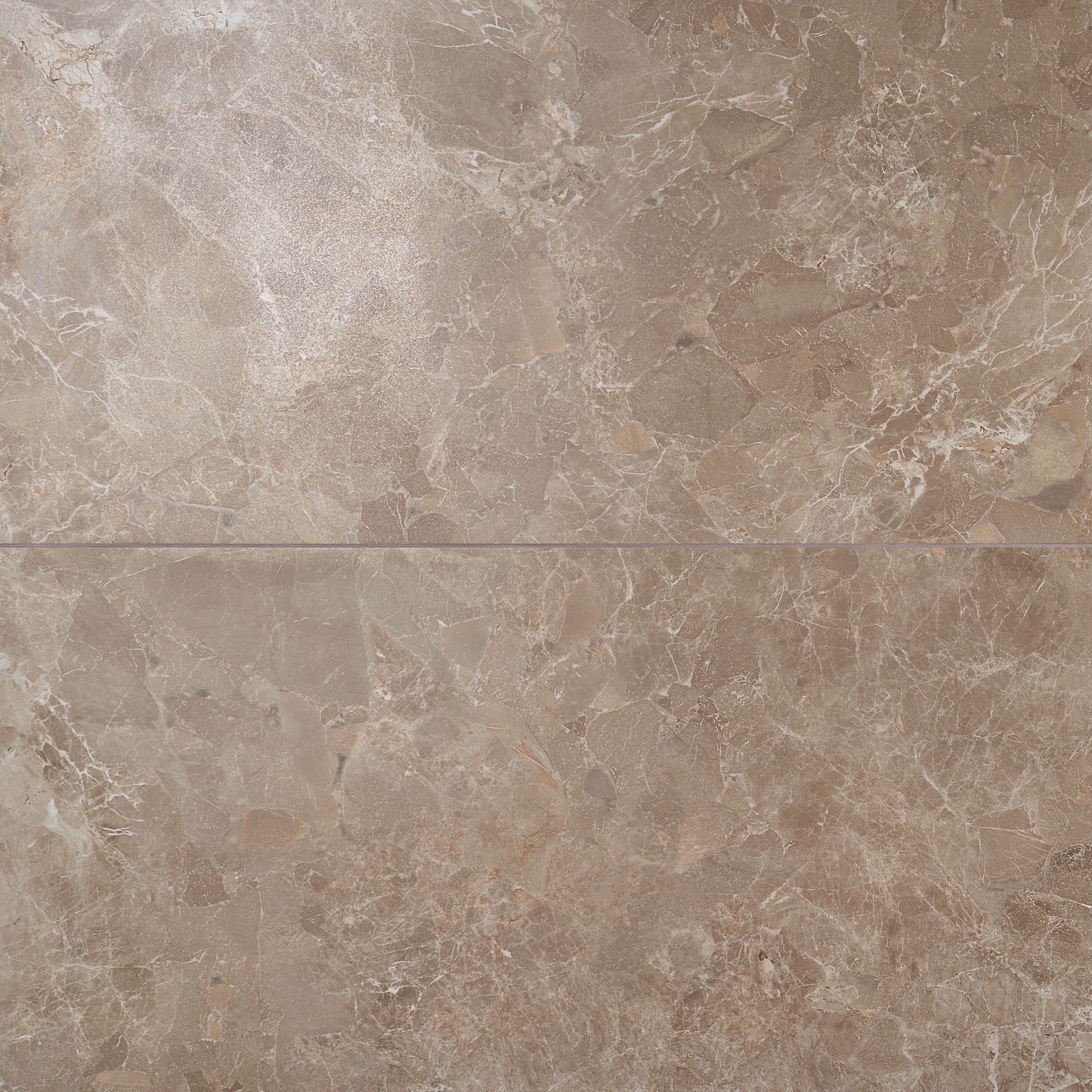 Artmore Tile EXT3RD109449 Postitano Tortora Gray 24-in x 48-in Polished Porcelain Marble Look Floor and Wall Tile (15.49-sq. ft/ Carton)