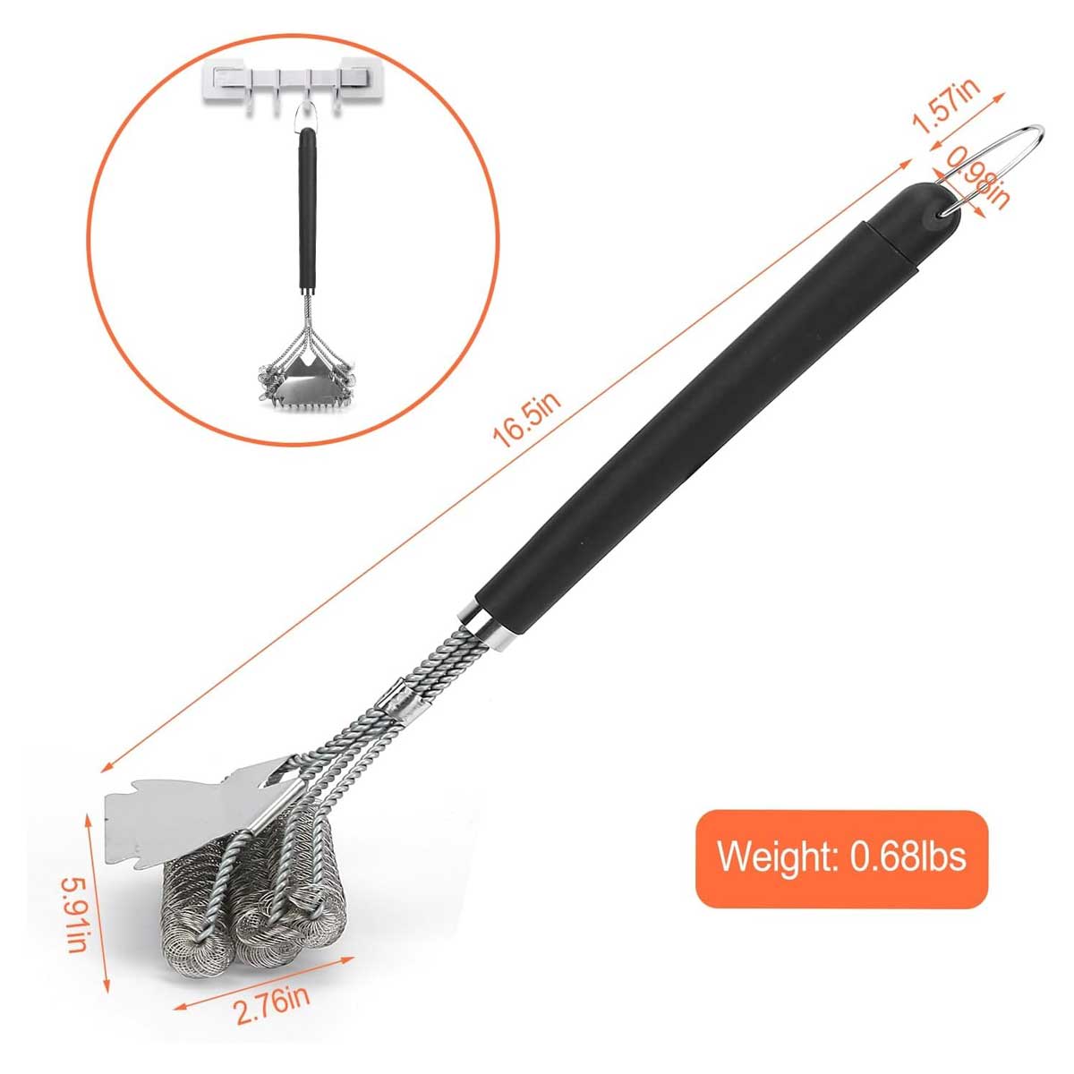 Aoibox LAZB0917036 Grill-Brushes-Cleaning-Blocks - View #3