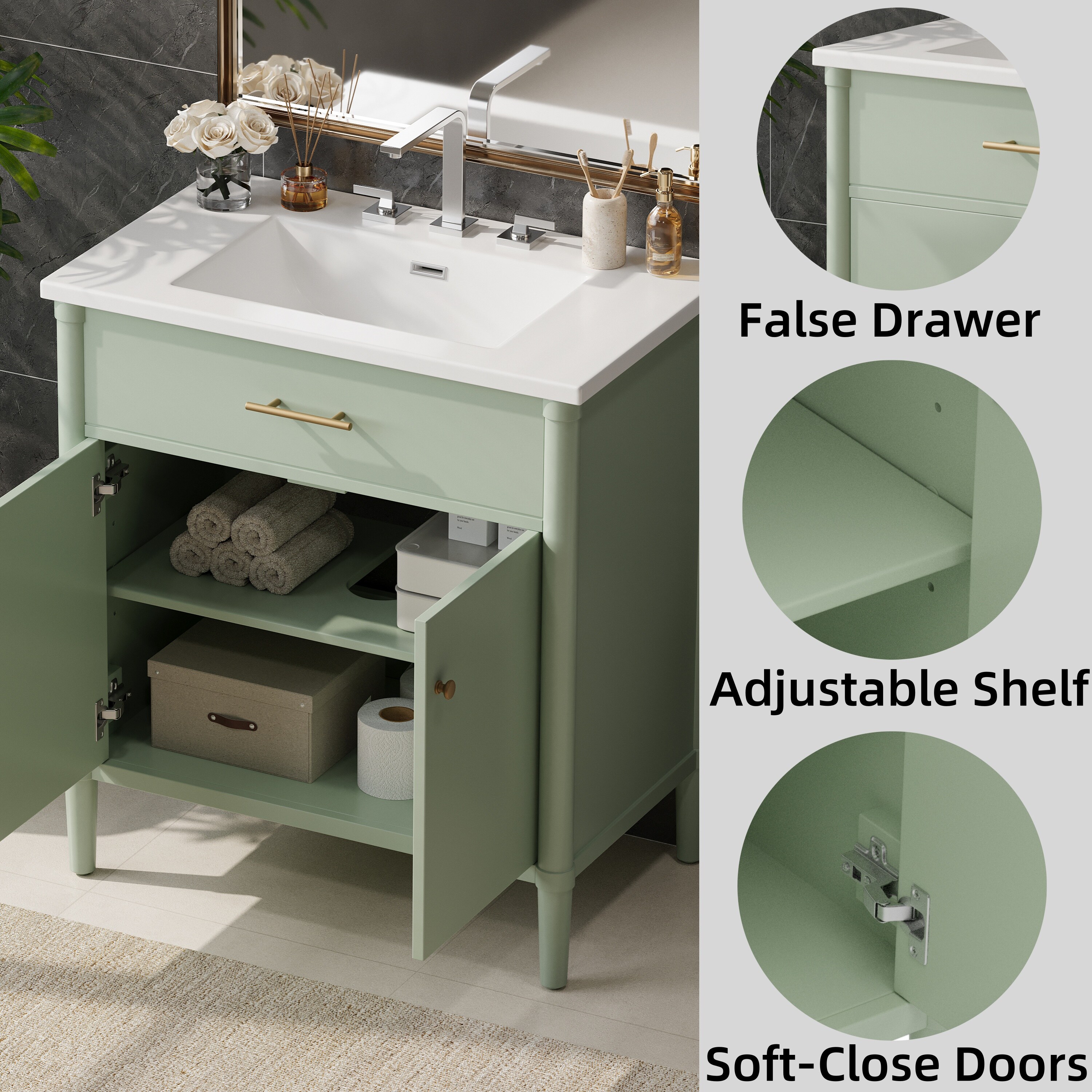 Tatayosi RY-P299509G Bath-Vanity-Combo - View #7