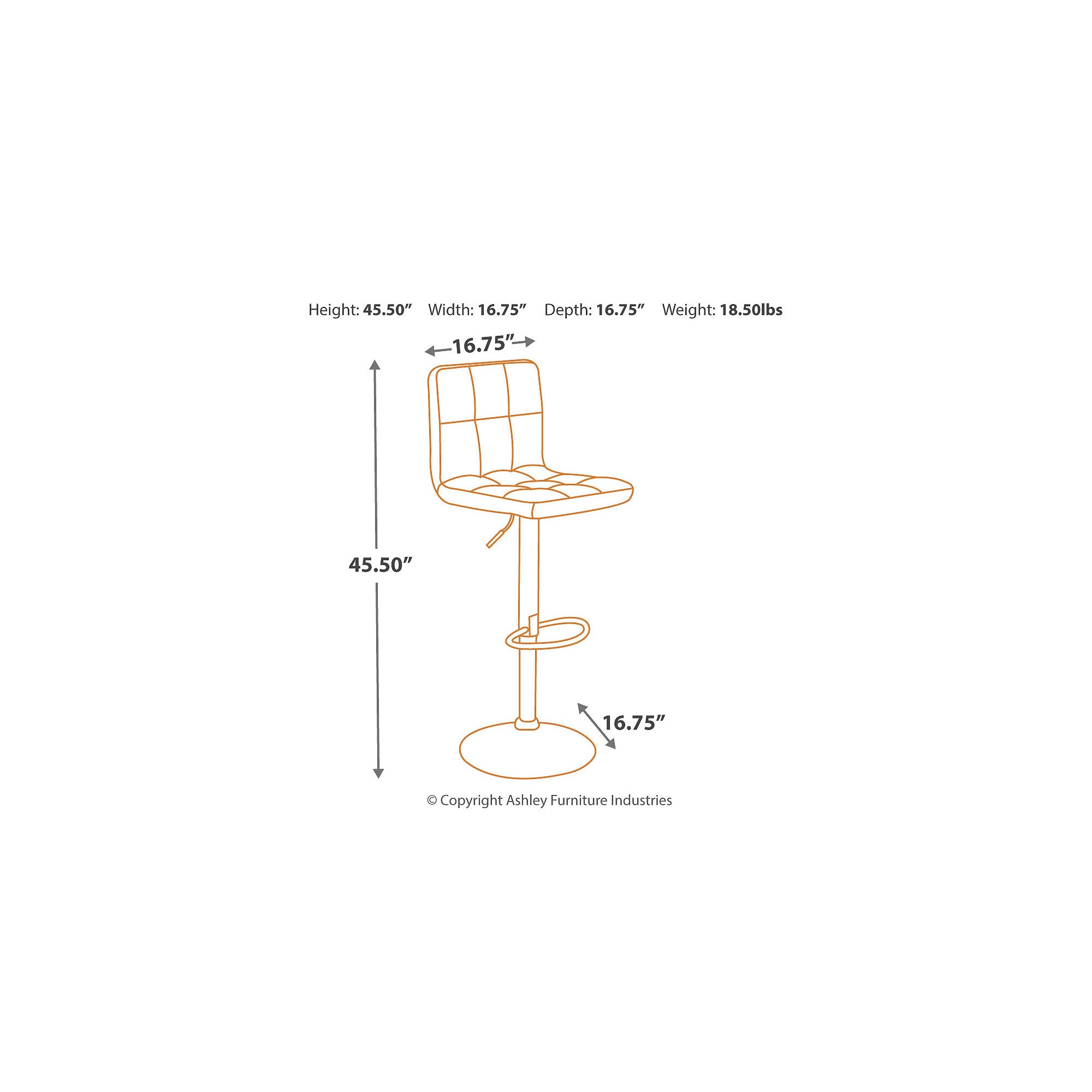 Signature Design by Ashley 031-021D stools - View #4