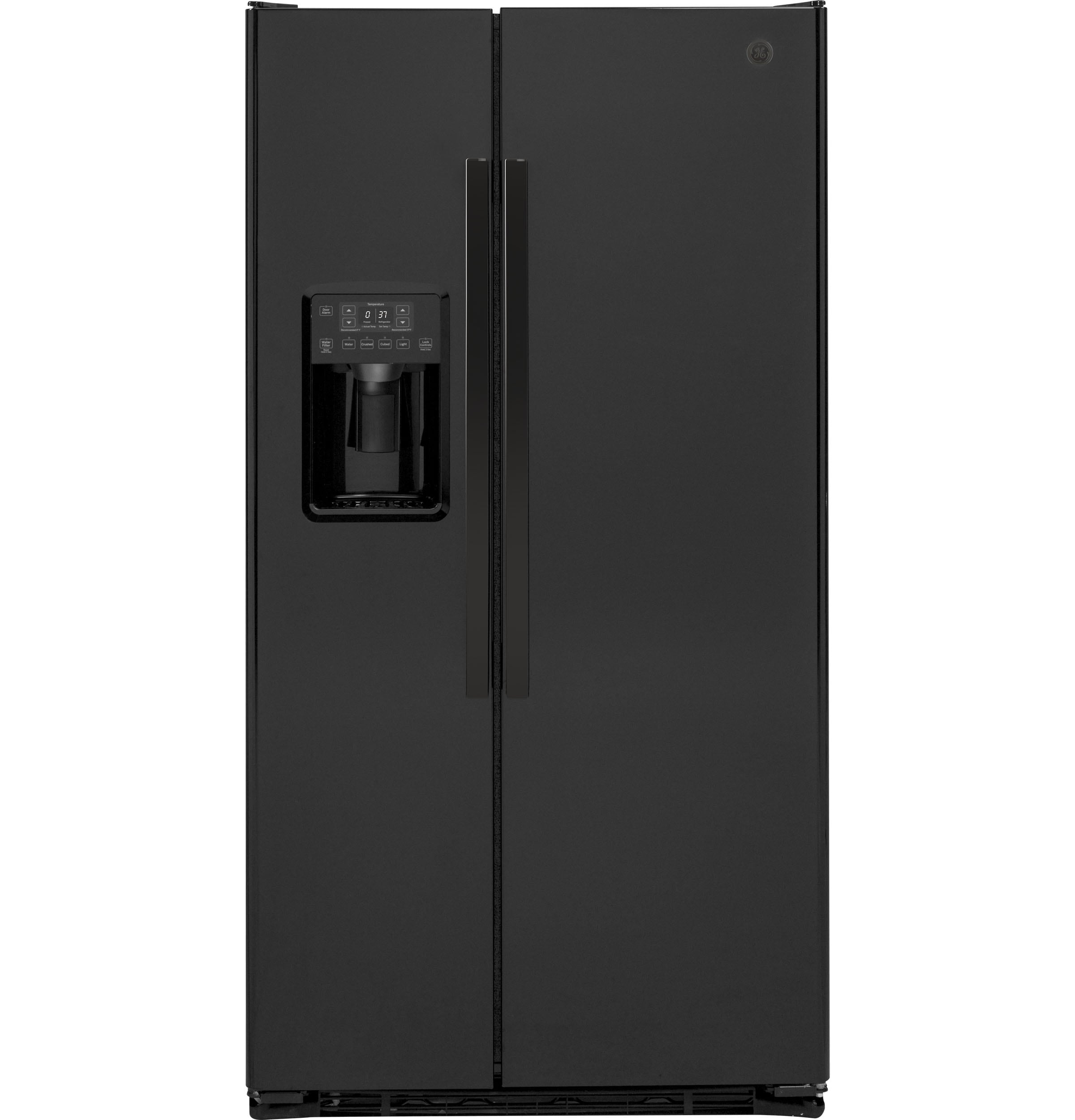 GE 21.8-cu ft Counter-depth Side-by-Side Refrigerator with Ice Maker (Slate)