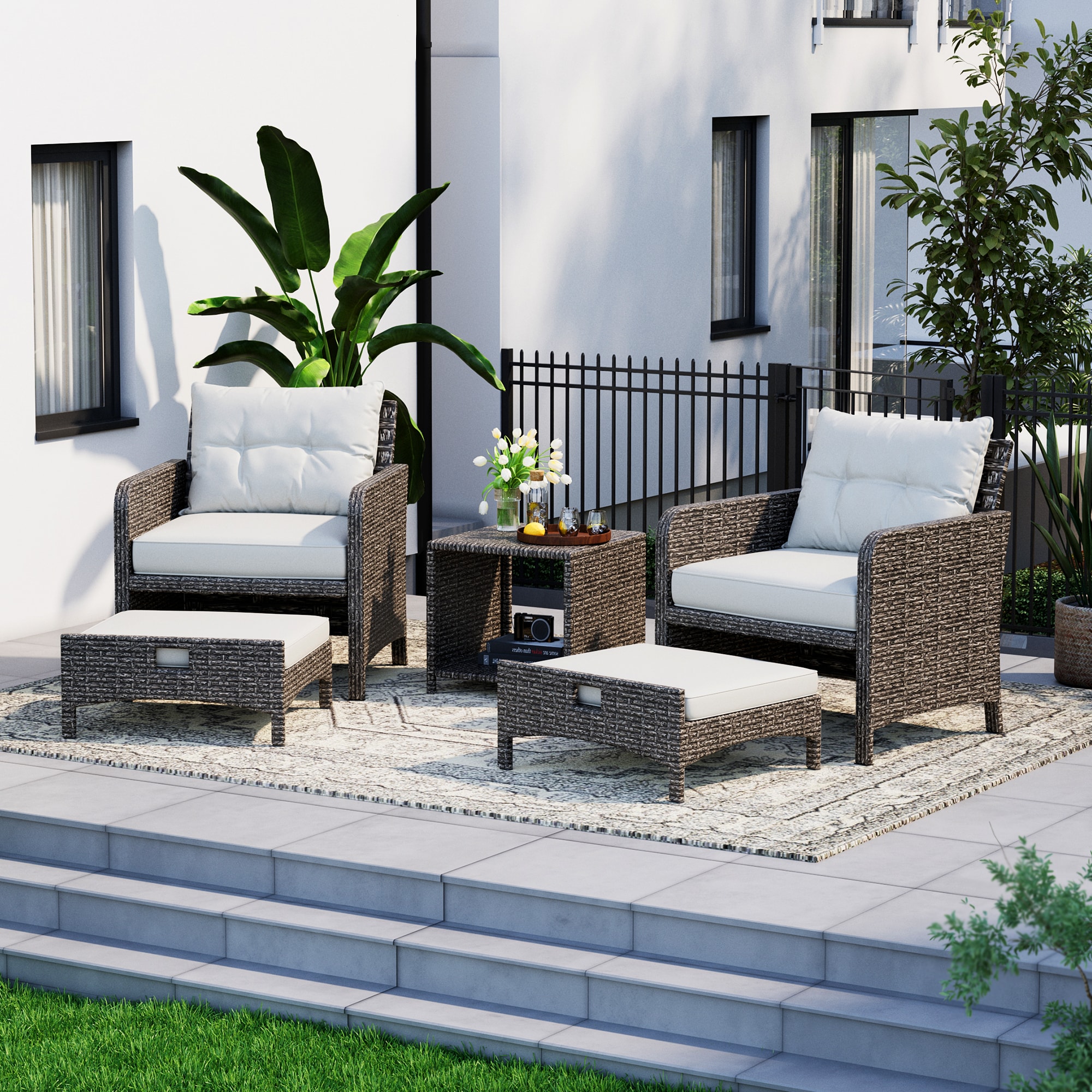 PamaPic BT-JDH5-WL1 Patio-Conversation-Sets - View #2