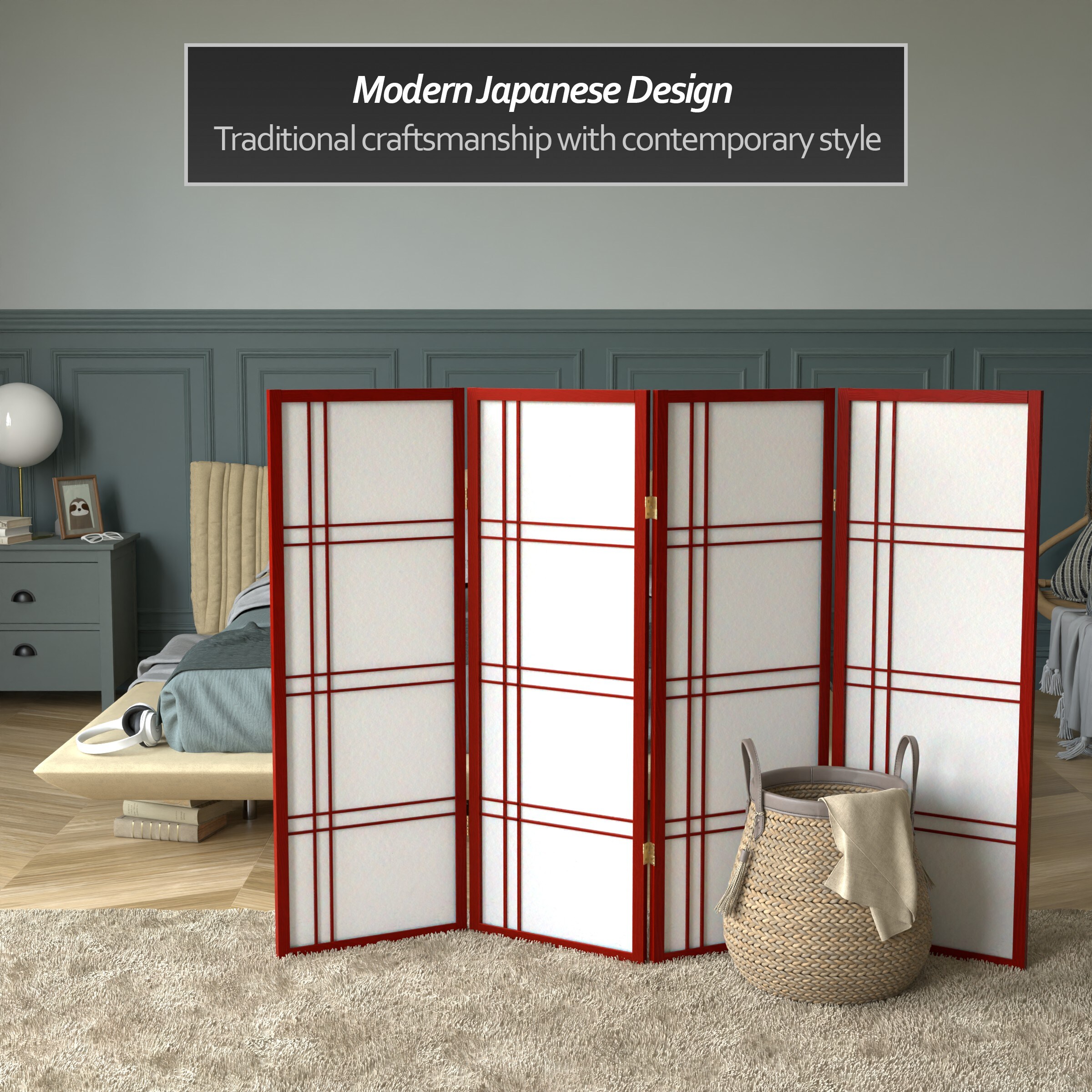 Red Lantern DC48-RWD-4P Indoor-Privacy-Screens - View #6