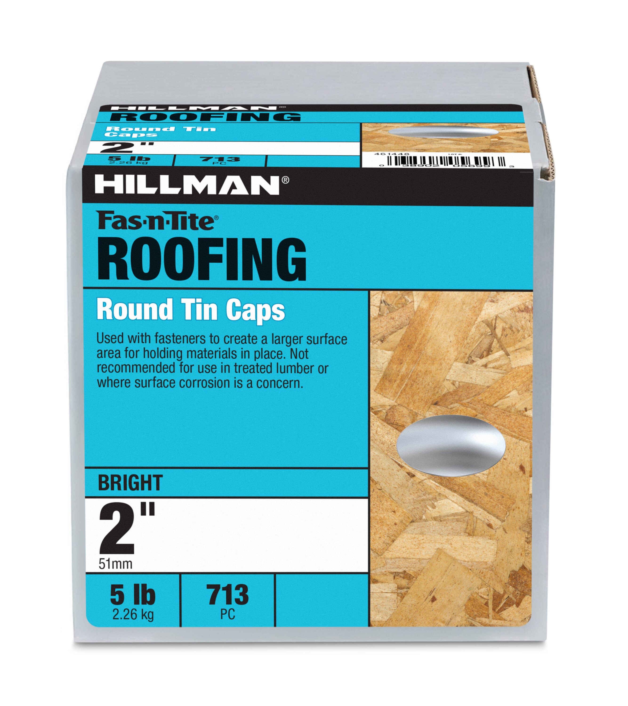 Fas-n-Tite 713 Count 2-in Steel Roofing Cap #461448
