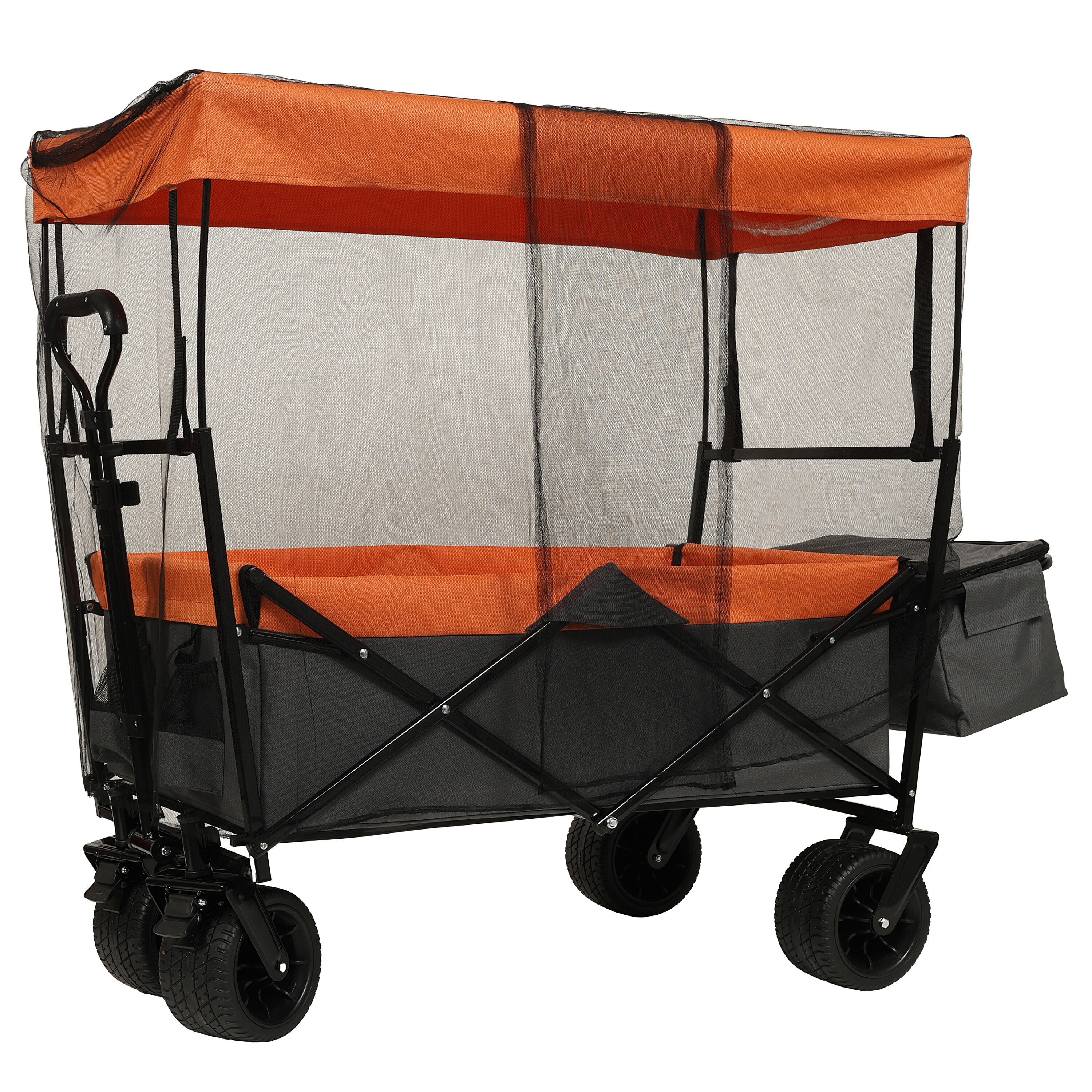 Maocao Hoom JLP253227 3.1-cu ft Steel Folding Yard Cart