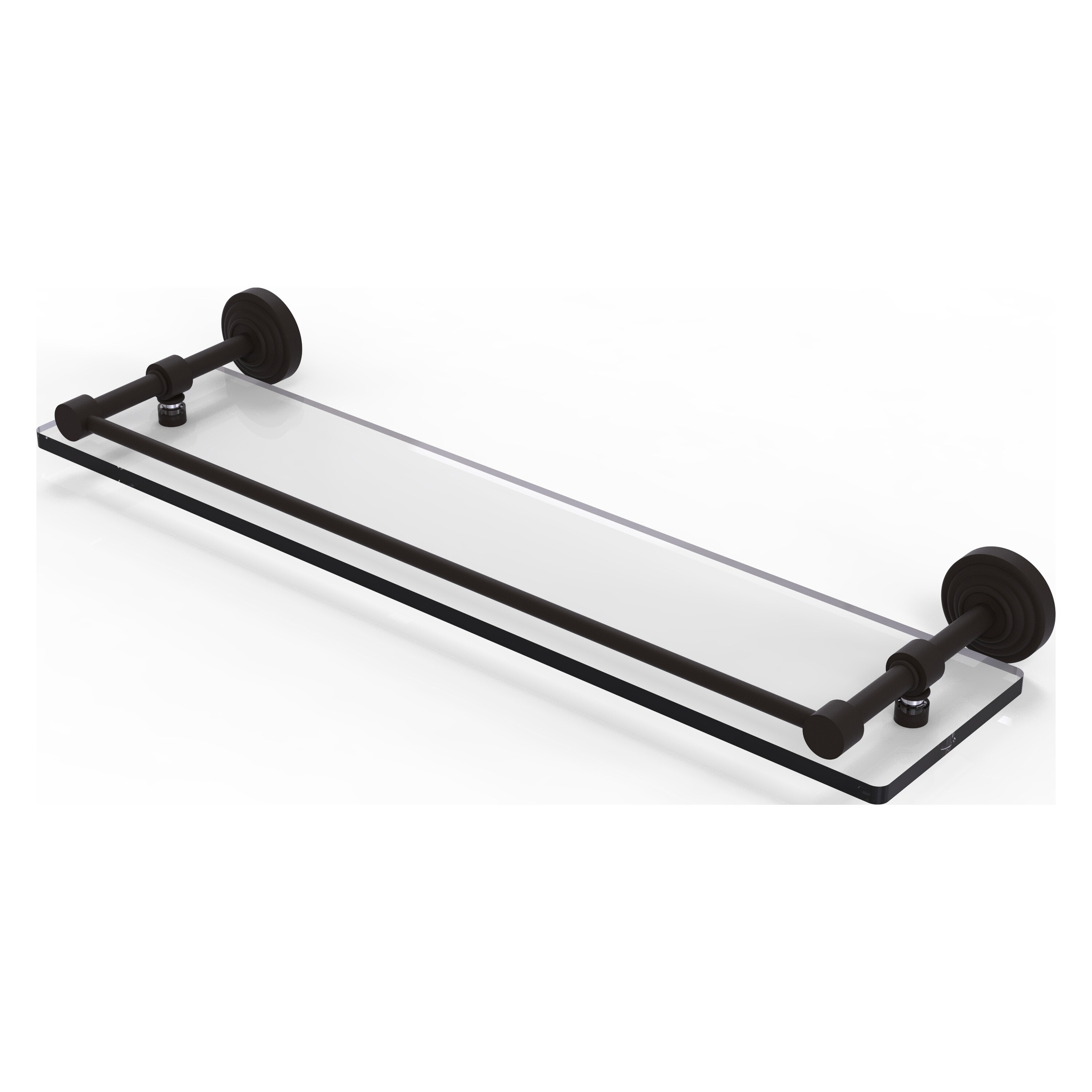 Allied Brass WP-1/22-GAL-ORB Waverly Place Oil-rubbed Bronze Wall mount Bathroom Shelf ( 22-in x 3-in x 5-in )