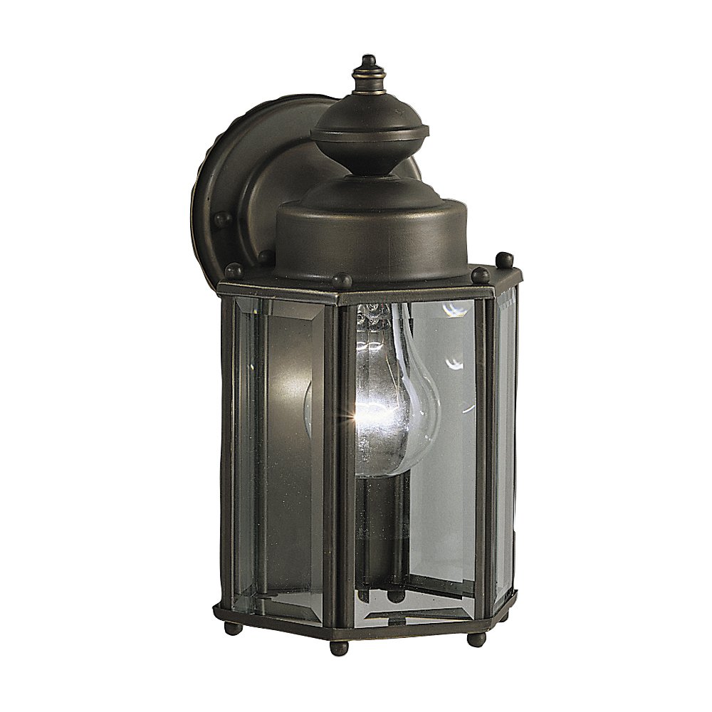 Kichler 9618OZ 1 -Light 10.25-in H Antique Bronze Hardwired Outdoor Wall Light