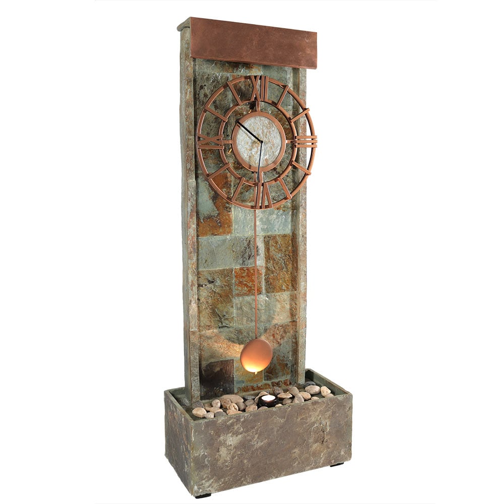 Sunnydaze Decor GSI-842 49-Inches H Stone Water Outdoor Fountain Statue Pump Included