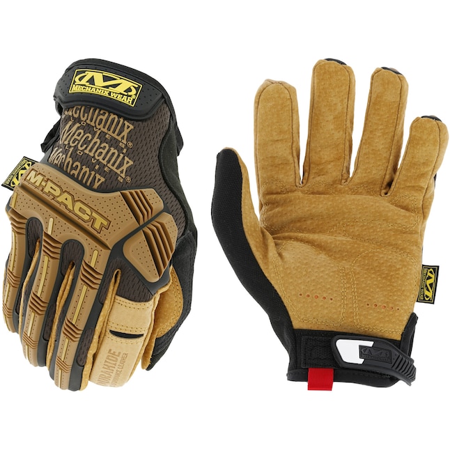 Mechanix Wear Durahide Leather M-Pact Medium Mens Leather Multipurpose Gloves in Black | 792190
