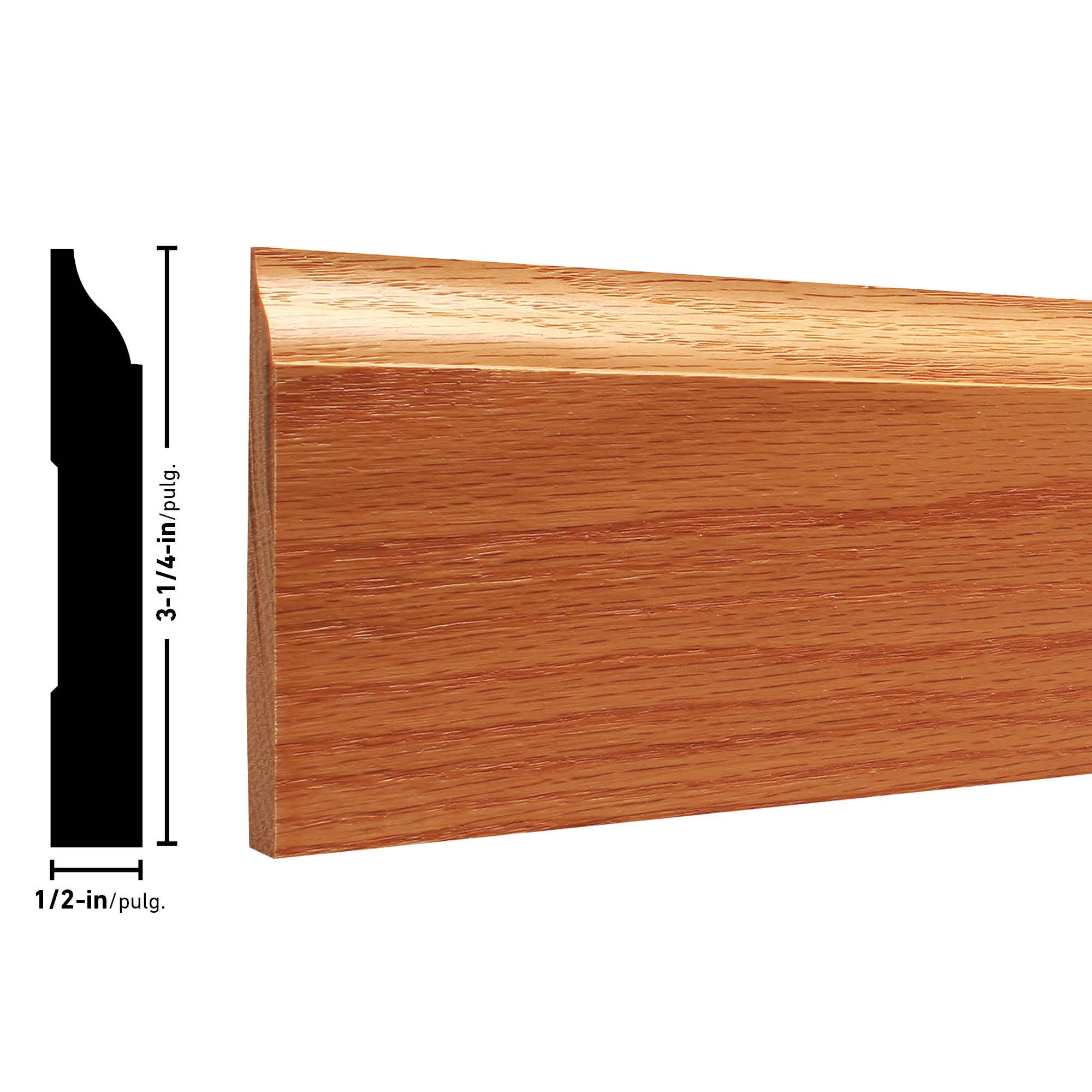  633 12 OAKGO Baseboard-Moulding - View #4