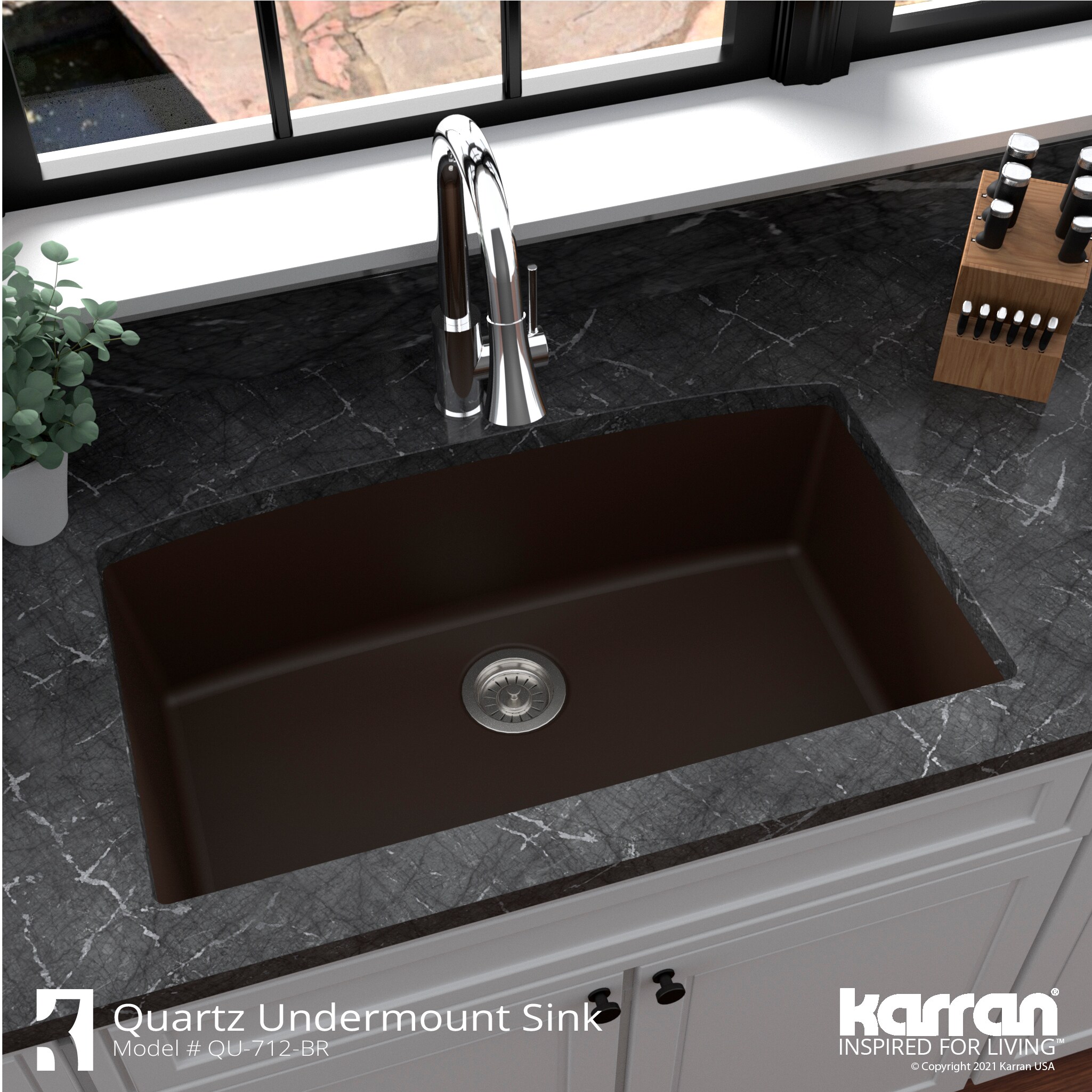 Karran QU-712-BR Kitchen-Sinks - View #6