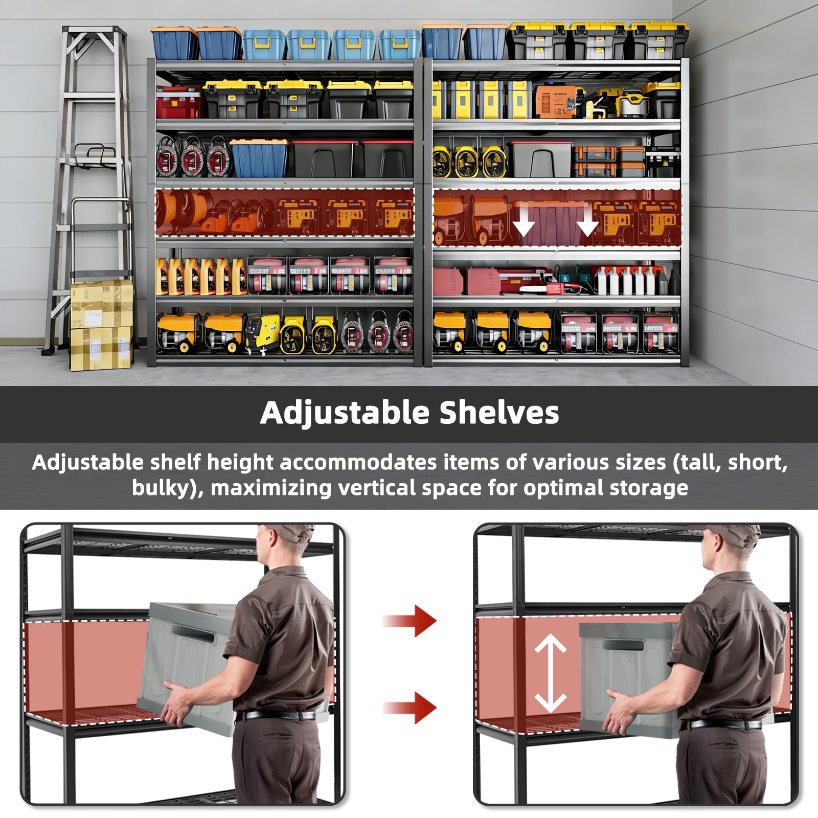 Maocao Hoom JLP149102 Free-Standing-Shelving - View #6