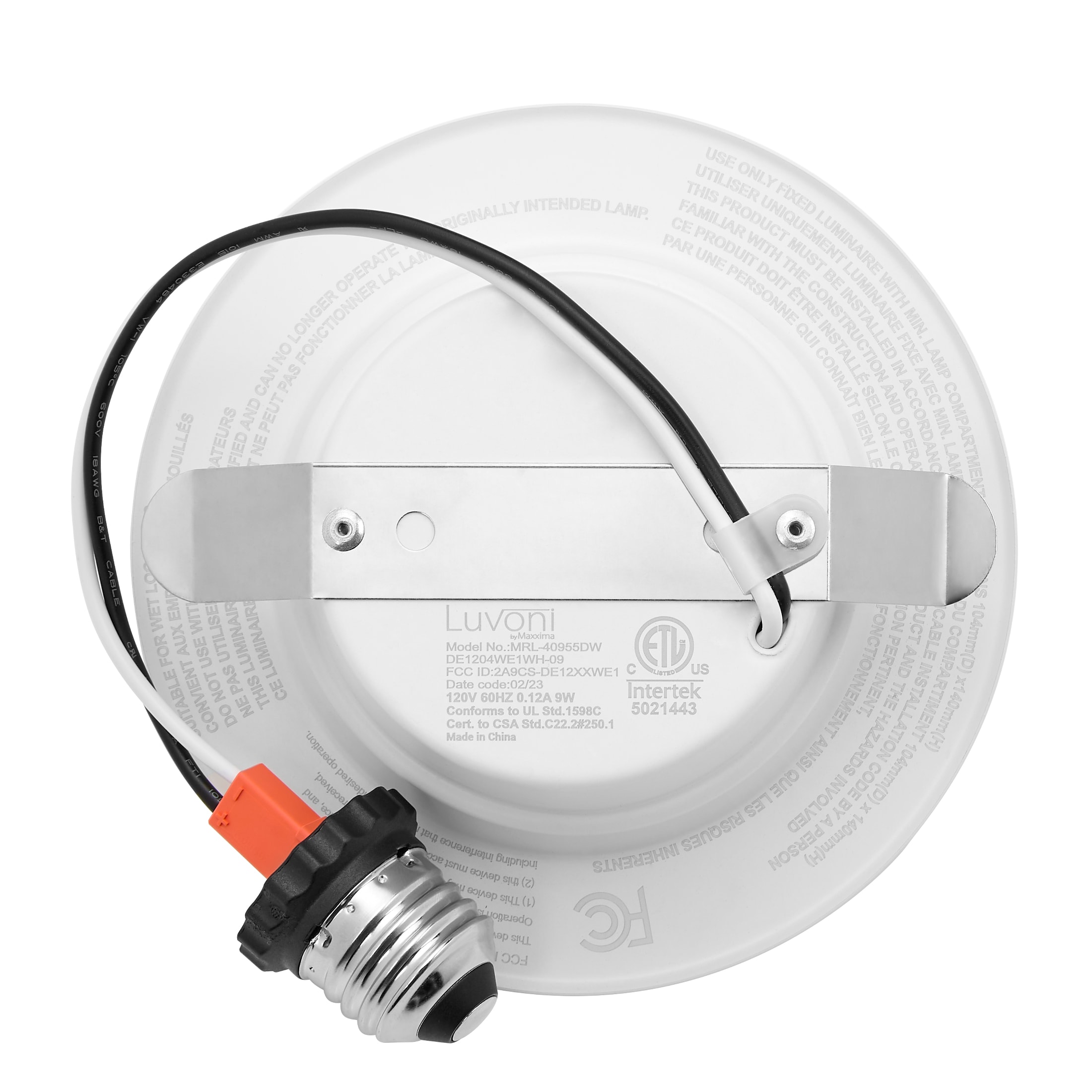 4-Inch White Aluminum Smart WiFi LED Retrofit Downlight