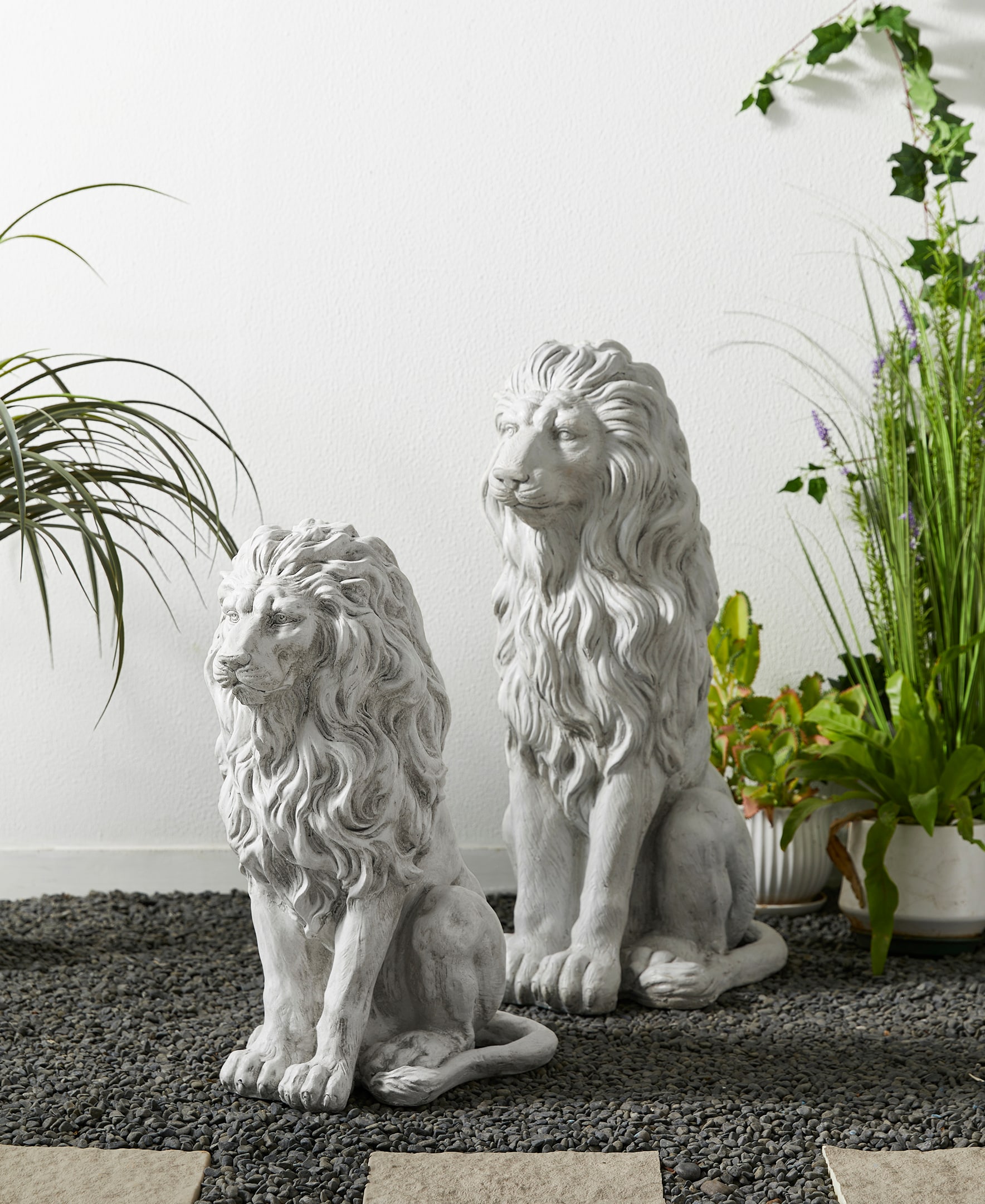 Glitzhome 2025400089 Garden-Statue - View #3