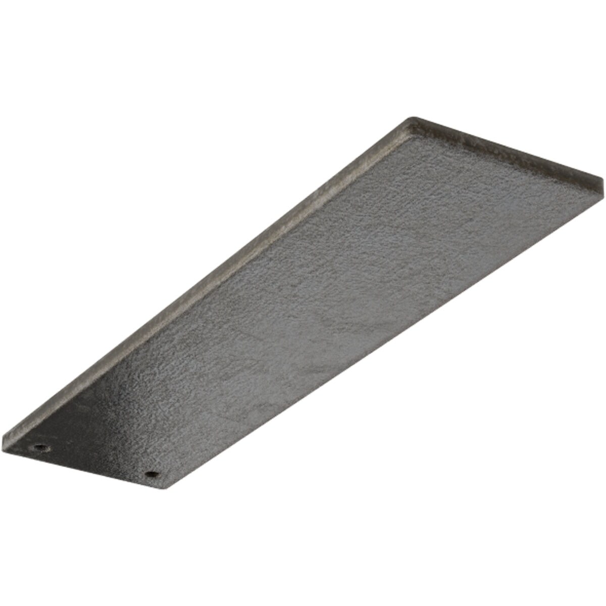 Ekena Millwork BKTM03X12LOAWS Logan Hidden 12-in x 3-in x 0.25-in Gray Steel Mounting bracket