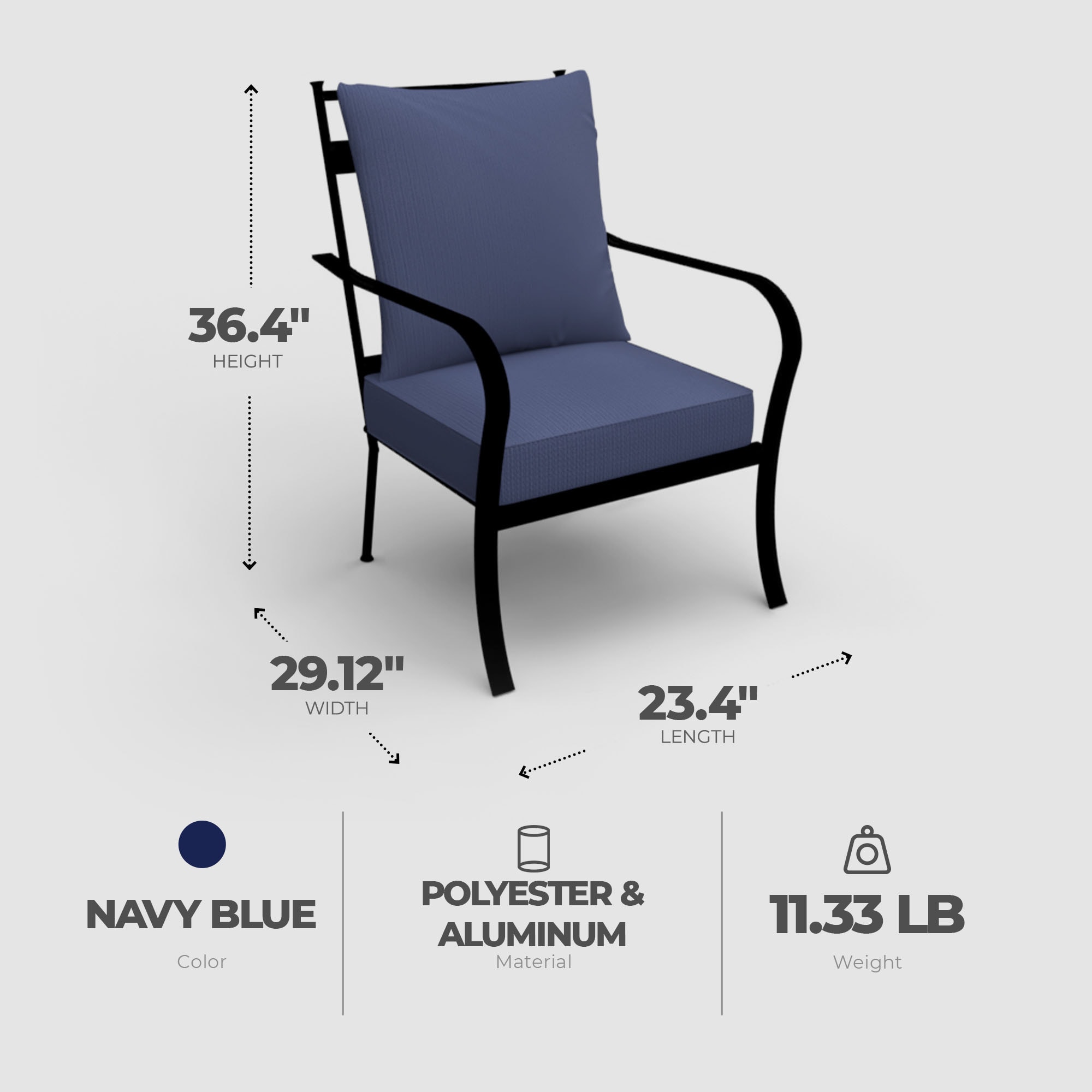 Four Seasons Outdoor Product 399368 Patio-Chairs - View #3