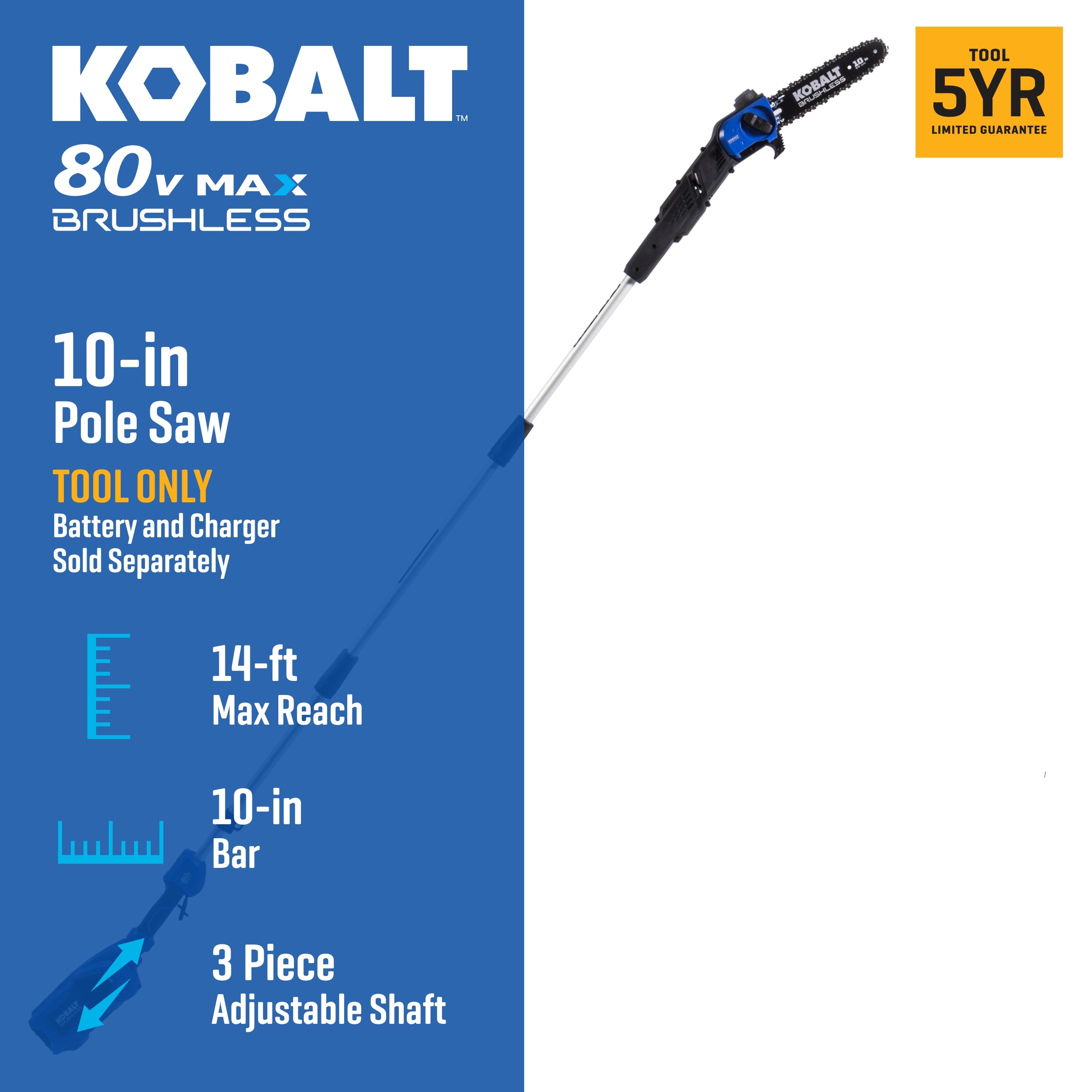Kobalt KPS1180-06 Cordless-Pole-Saw - View #2